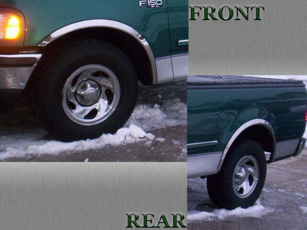 QAA is Compatible with 1997-2005 Ford Expedition, 1997-2003 Ford F-150, 1998-2002 Lincoln Navigator 4 Piece Molded Stainless Ste