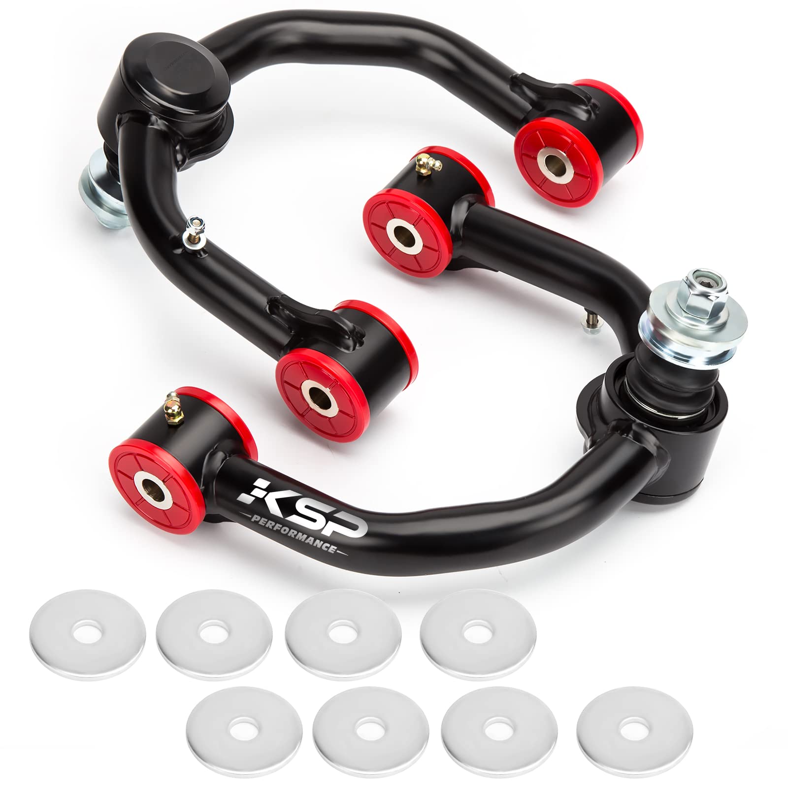 KSP Upper Control Arms for Ram 1500, 2-4inch Lift Tubular Suspension Arms with Metal to Metal Ball Joint fit D-odge1500 2WD 4WD 