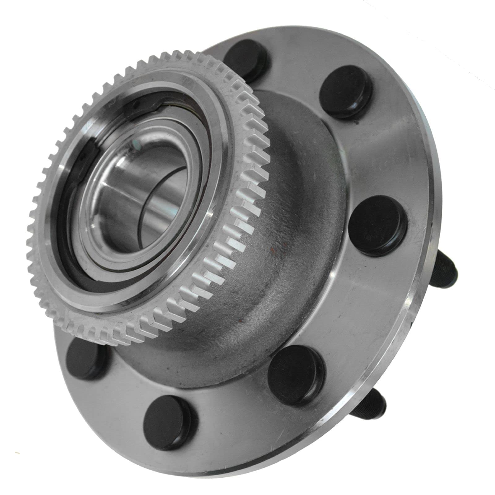 Trq Front Wheel Bearing & Hub Assembly With Abs Sensor Compatible With 2000-2002 Dodge Ram 2500 Ram 3500