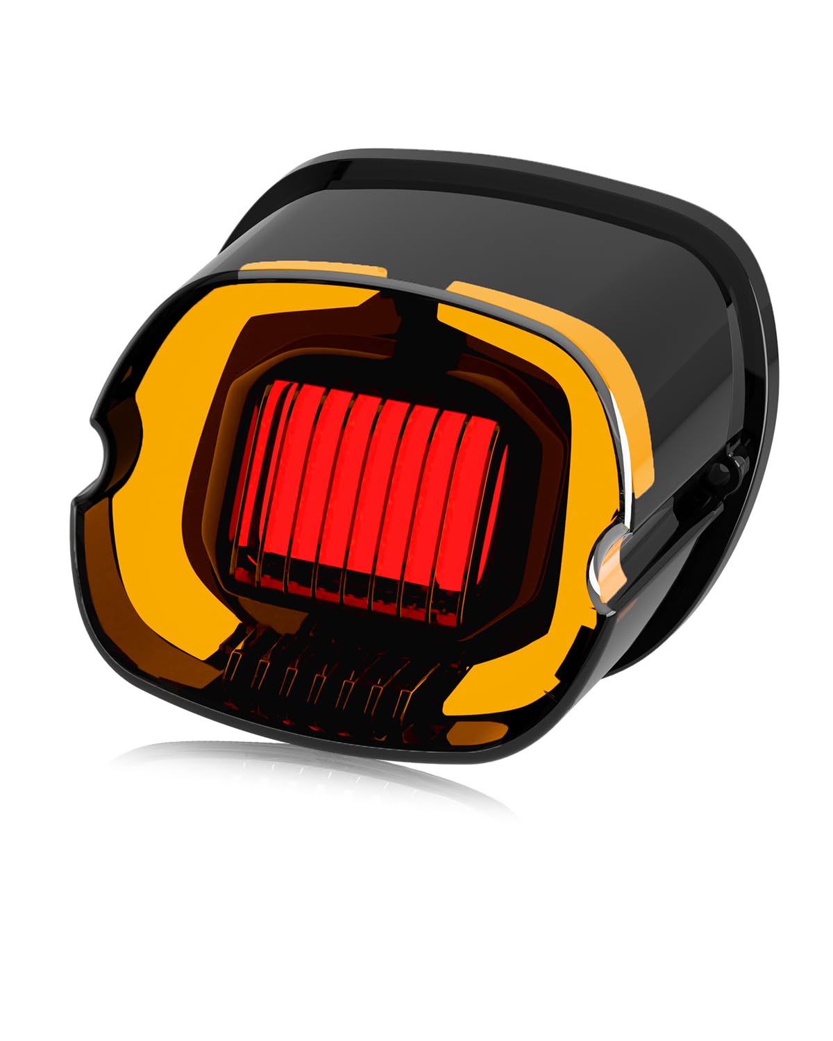 NTHREEAUTO Smoked LED Strobe Brake Tail Light Rear Turn Signals Taillight Compatible with Harley Dyna Road King Electra Glide Sp