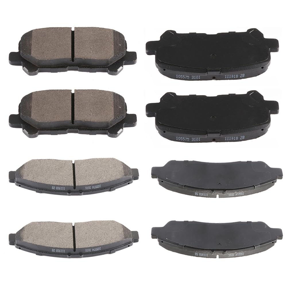 Scitoo D1378 D1585 Front Rear Brake Pads Sets Fit For Honda Pilot 2012-2015