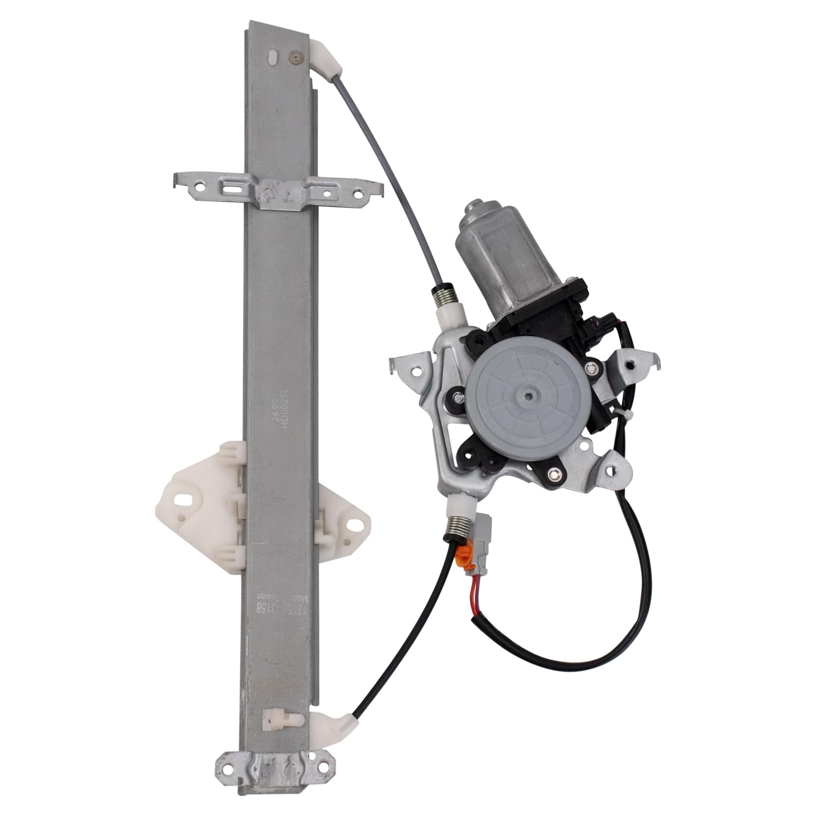 Trq Rear Left Power Window Regulator & Motor Assembly Drivers Side Compatible With 2007-2008 Honda Fit