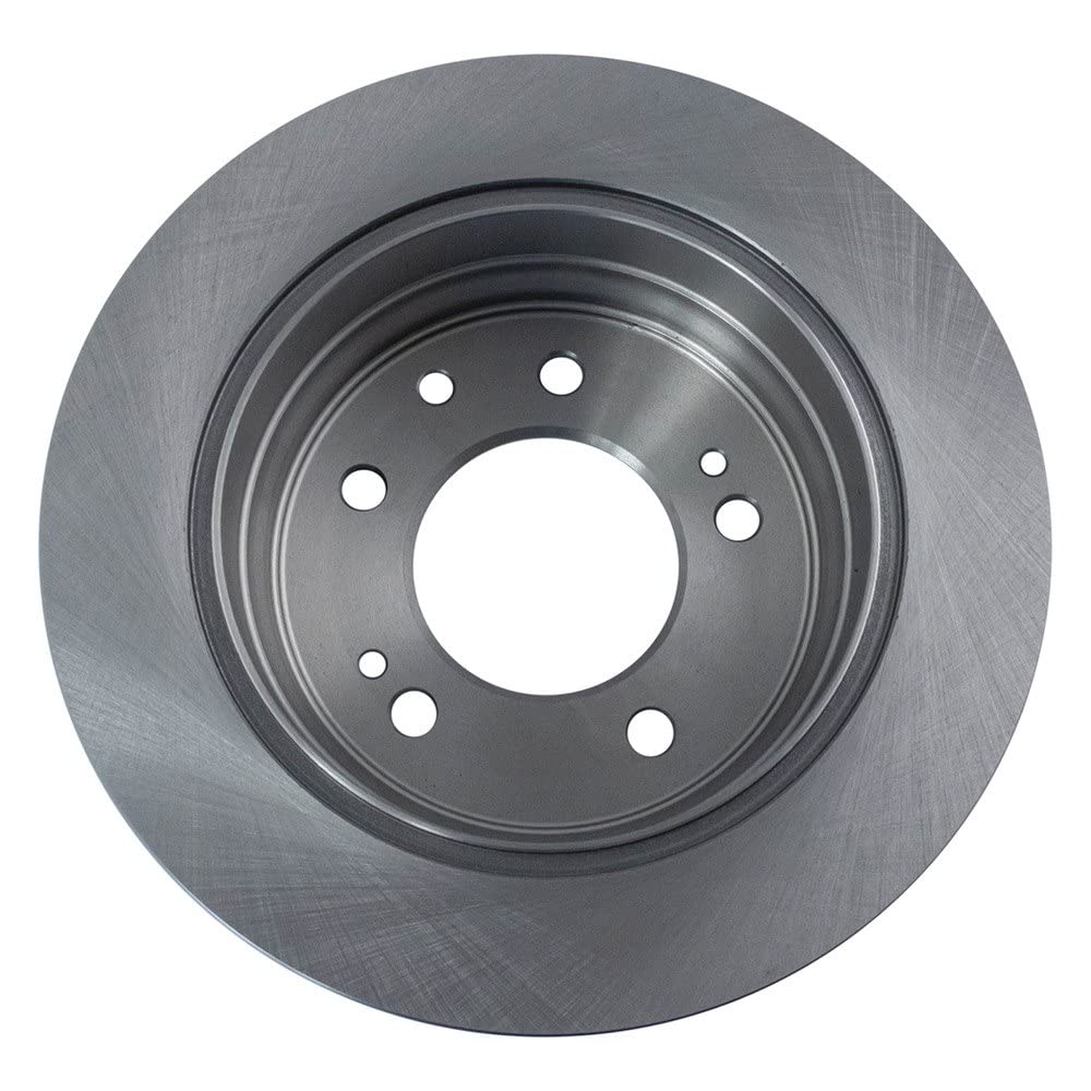 Trq Rear Brake Rotors Set Solid Compatible With 2010-2015 Hyundai Tucson 2011-2016 Kia Sportage