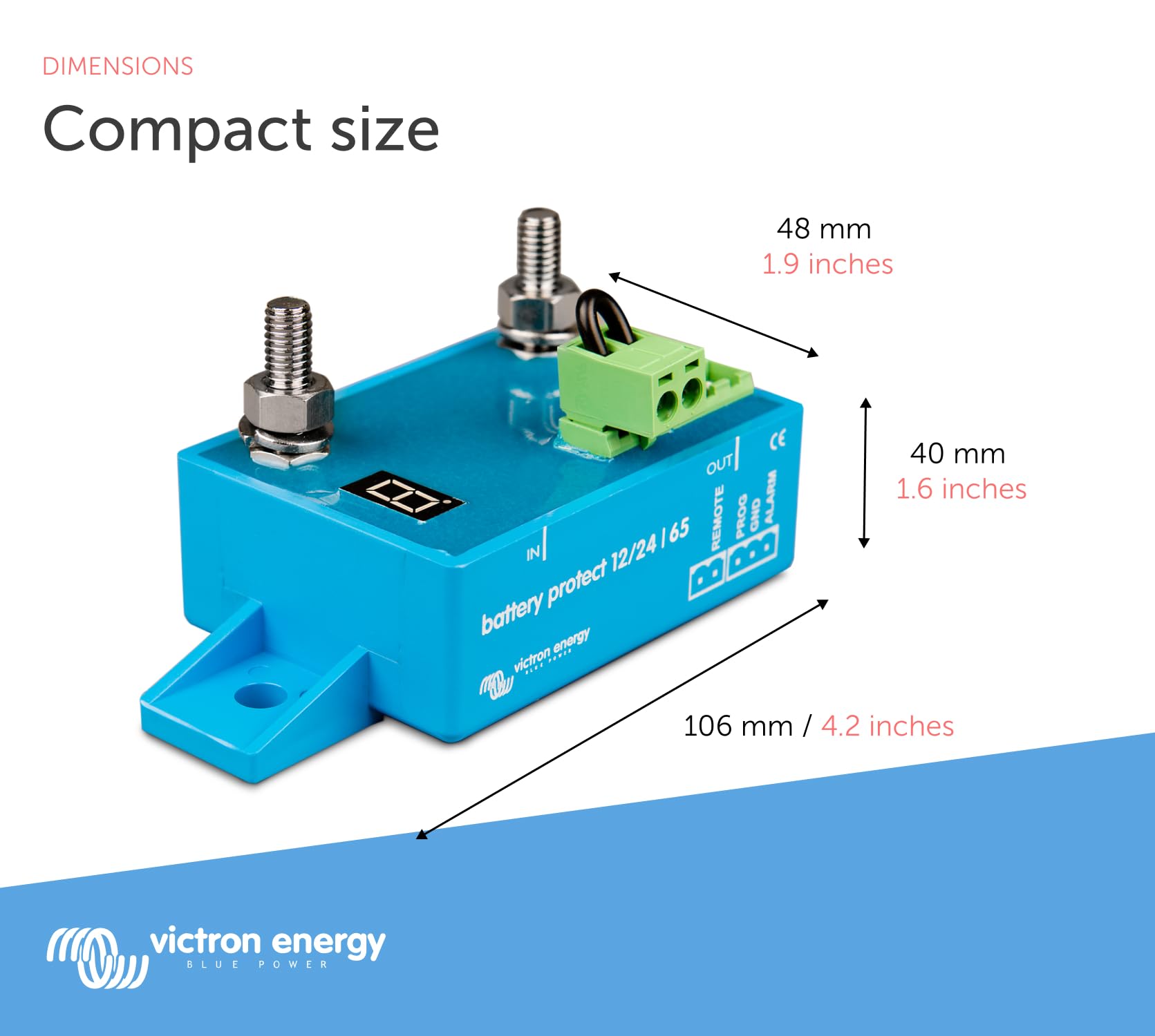 Victron Energy Batteryprotect 12/24-Volt 65 Amp