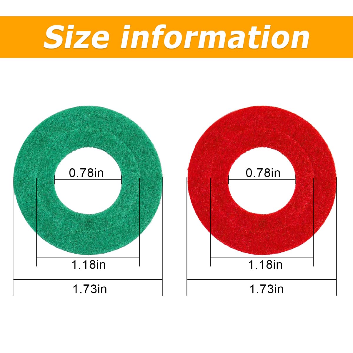 AUCELI Car Battery Terminal Washers, 12PCS Fiber Vehicle Batteryterminal Protector, Automotive Batteryterminal Protection Felt G