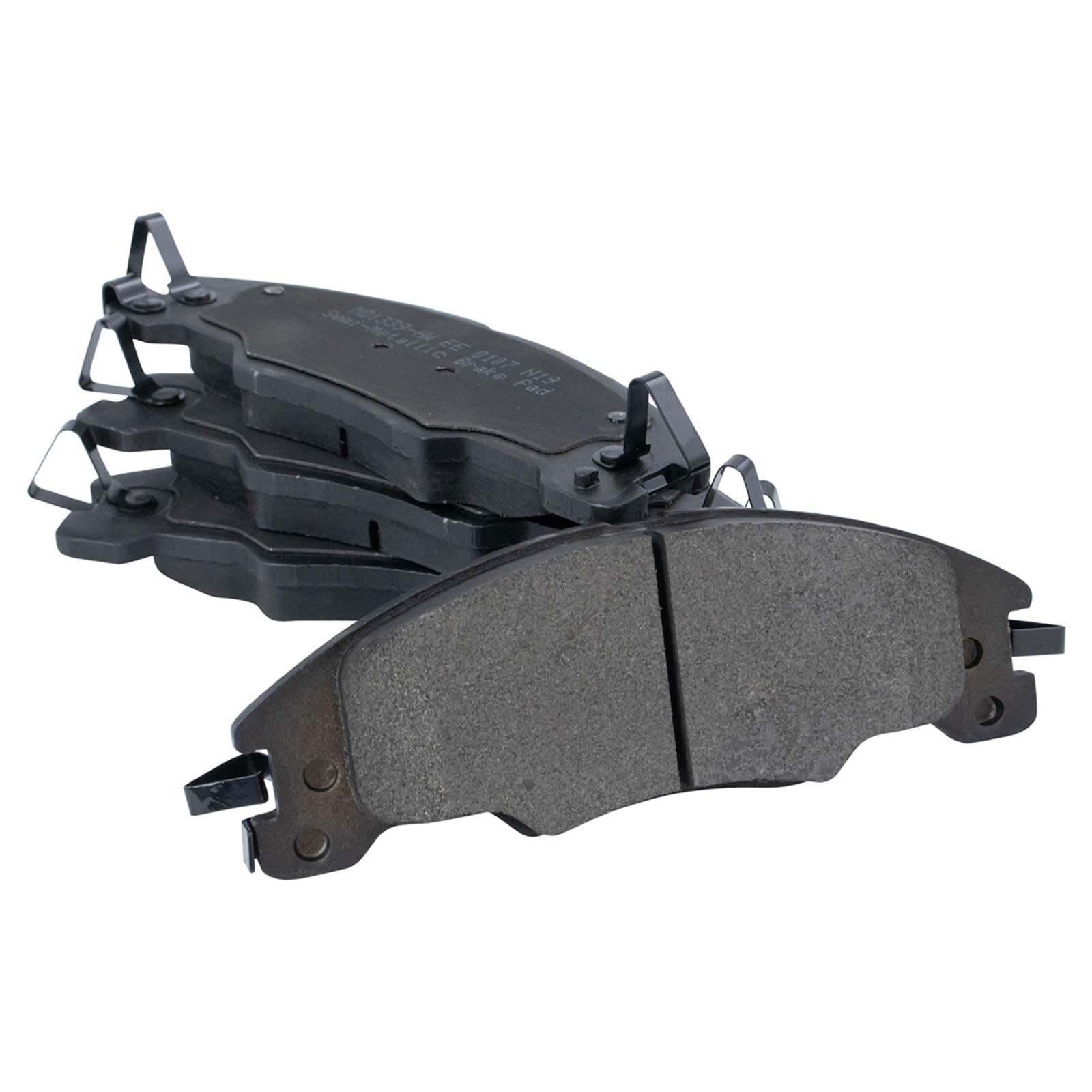 Trq Front Brake Pad & Rotor Kit Brake Pads Brake Rotor Semi-Metallic Compatible With 2008-2011 Ford Focus