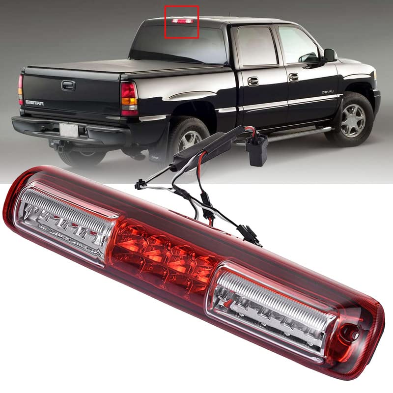 3Rd Third Brake Light Cargo Lamp Compatible With 99-06 Chevy Silverado/Gmc Sierra 1500 2500 3500 Hd, For 07 Silverado/ Sierra 15