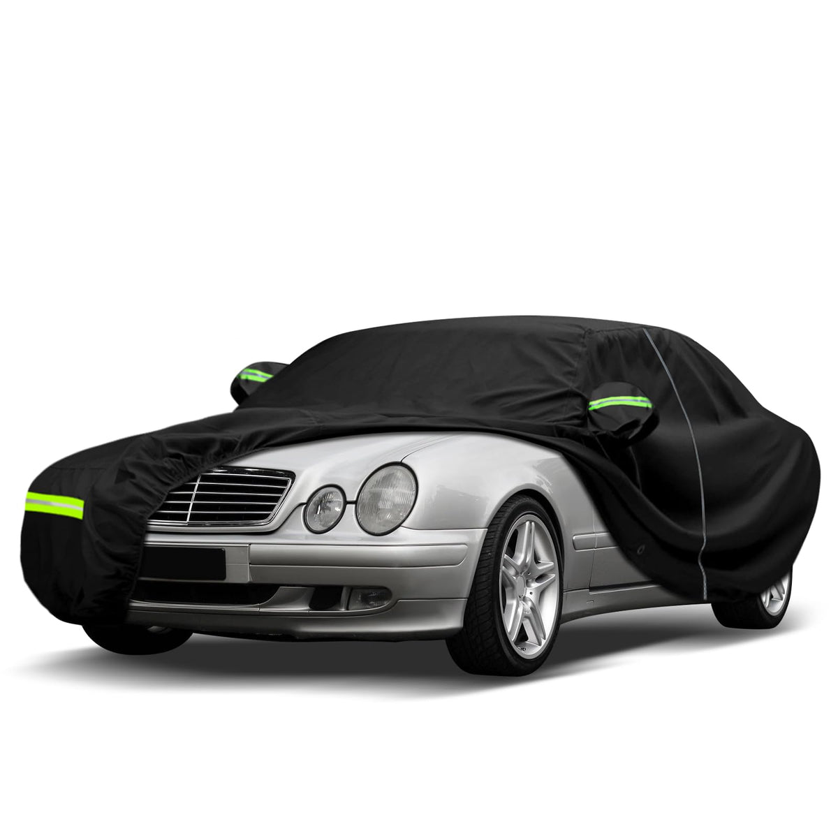 Waterproof Car Covers Replace For 1998-2009 Mercedes Benz Clk320 Clk350 Clk430 Clk500, 6 Layers All Weather Car Cover With Zippe