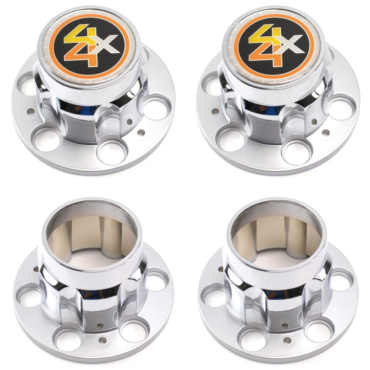 Bb Auto Set Of 4 New 4X4 6 Lug 15 Inch 15X8 Rally Wheel Center Caps Replacement WBCARB07N8GNMT5