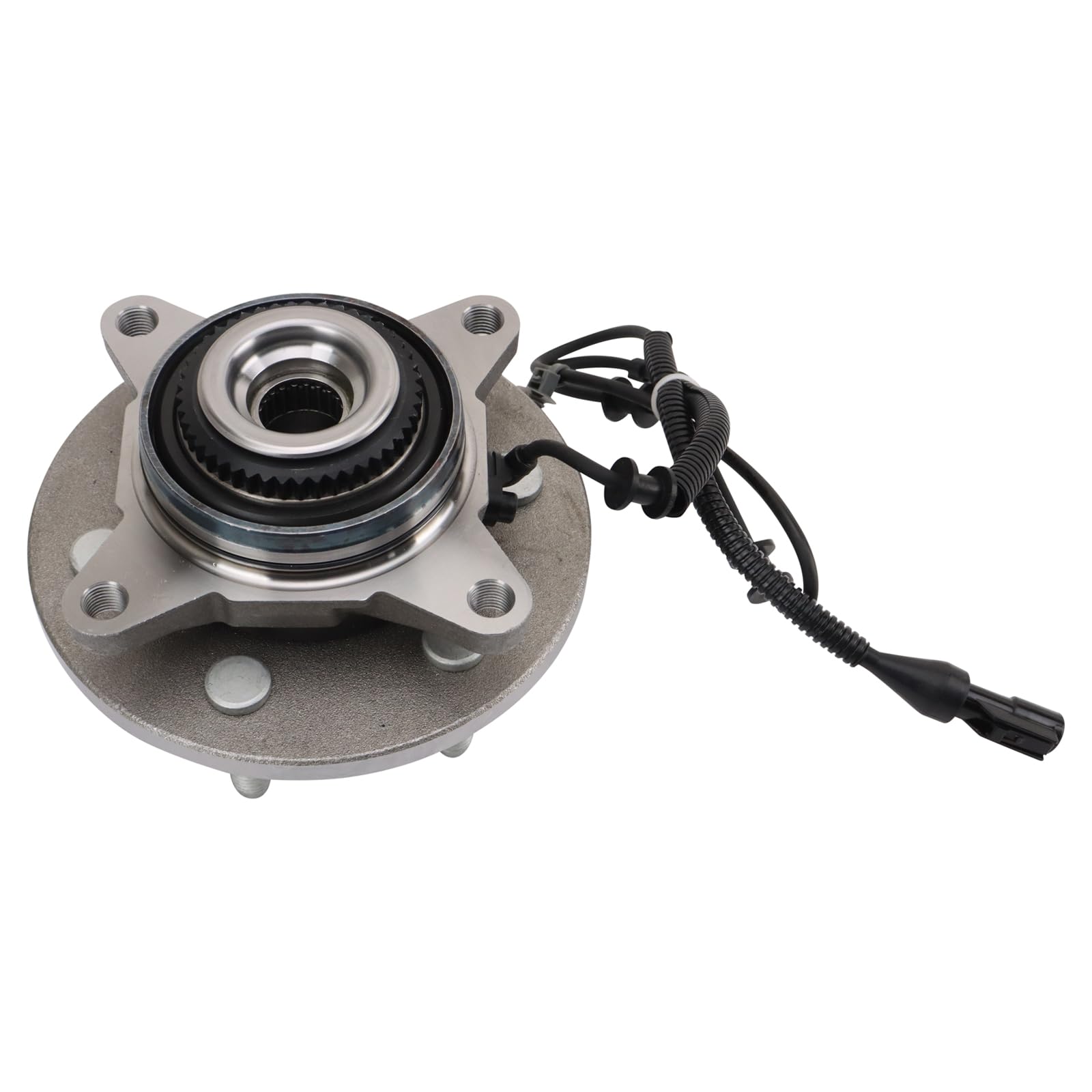 Trq Front Wheel Bearing & Hub Assembly 4Wd With Abs Sensor Compatible With 2005-2008 Ford F-150 2006-2008 Lincoln Mark Lt