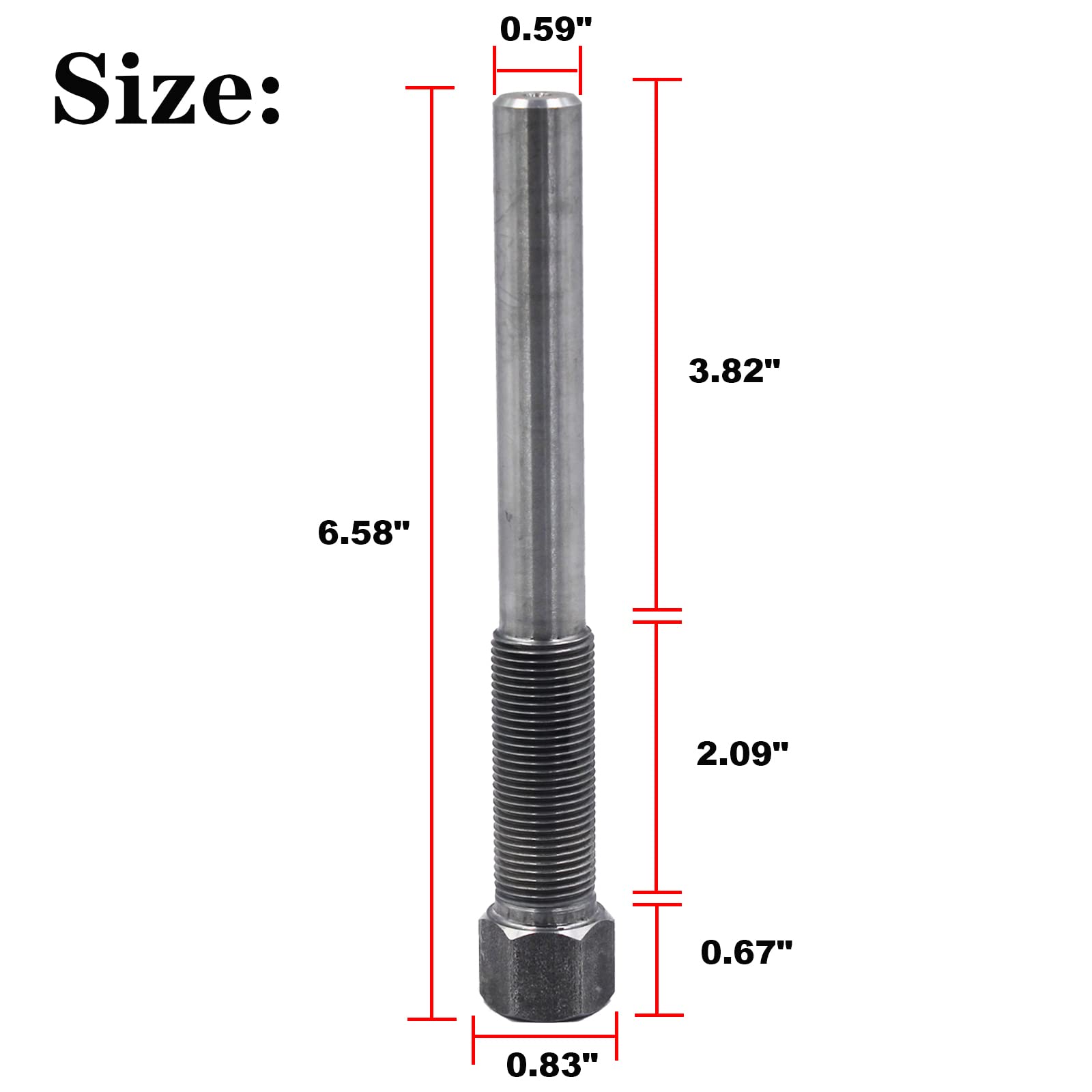 Mgwill Ezgo Golf Cart Drive Clutch Puller Bolt Removal Tool Compatible With E-Z Go 4 Cycle 1994 & Up E-Z Go 2 Cycle 1971-1993