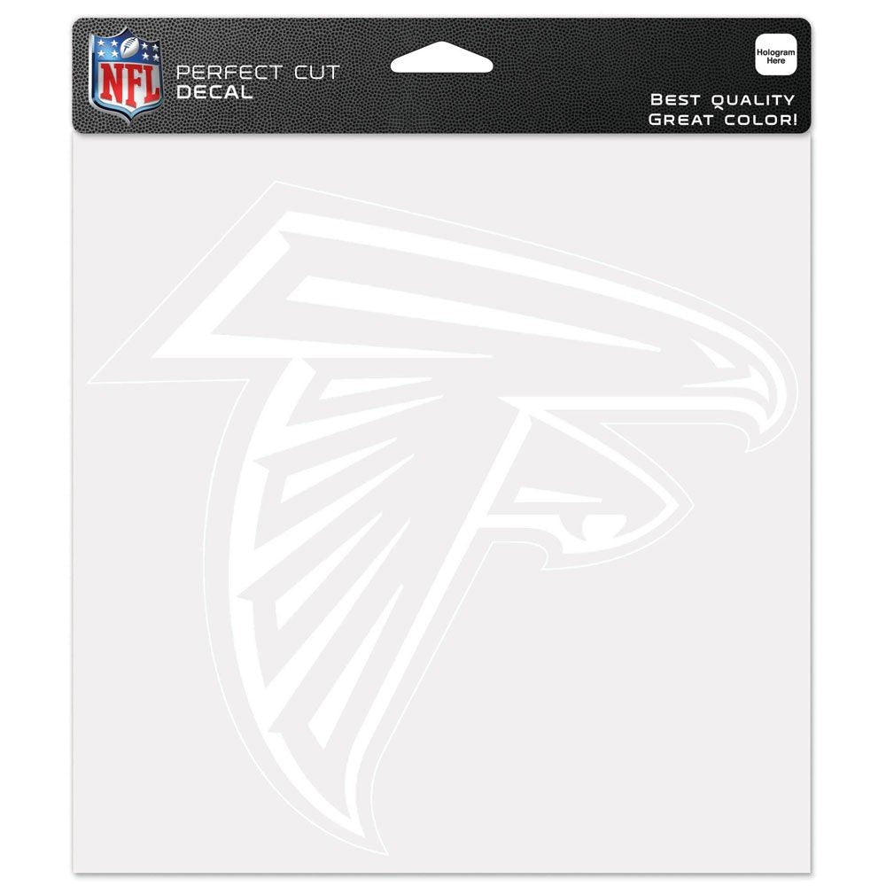 Wincraft Nfl Atlanta Falcons Wcr25669014 Perfect Cut Decals, 8 X 8, White