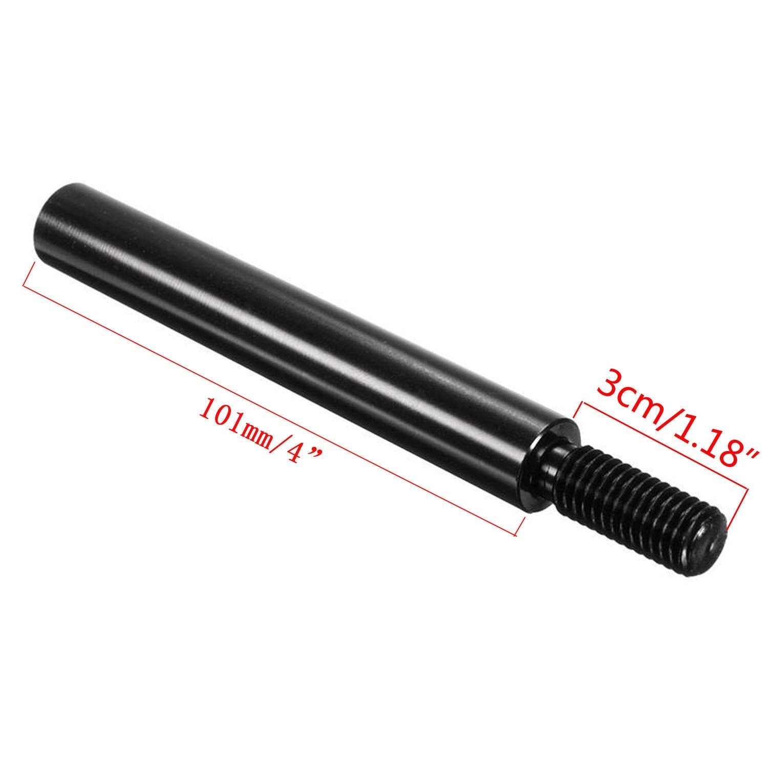 Pursuestar 4 Inch Black Aluminum Shift Knob Extender Extension Gear Shifter Lever For Jdm Honda Accord Acu-Ra Civic Fd2 Type-R M