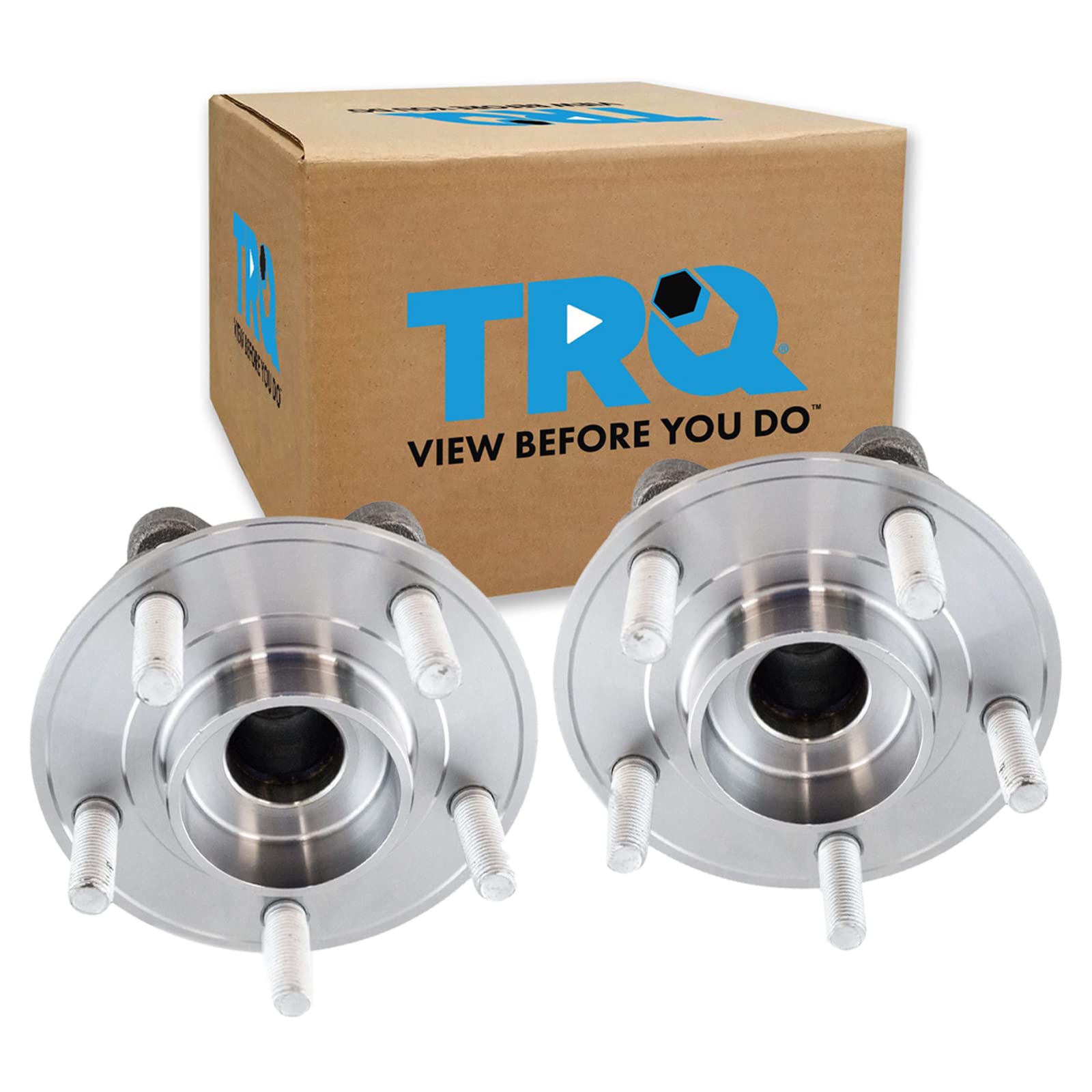 Trq Rear Wheel Hub Bearings Assembly Set Compatible With 2014-2020 Ford Fusion 2019-2020 Police Responder Hybrid Ssv Plug-In Hyb