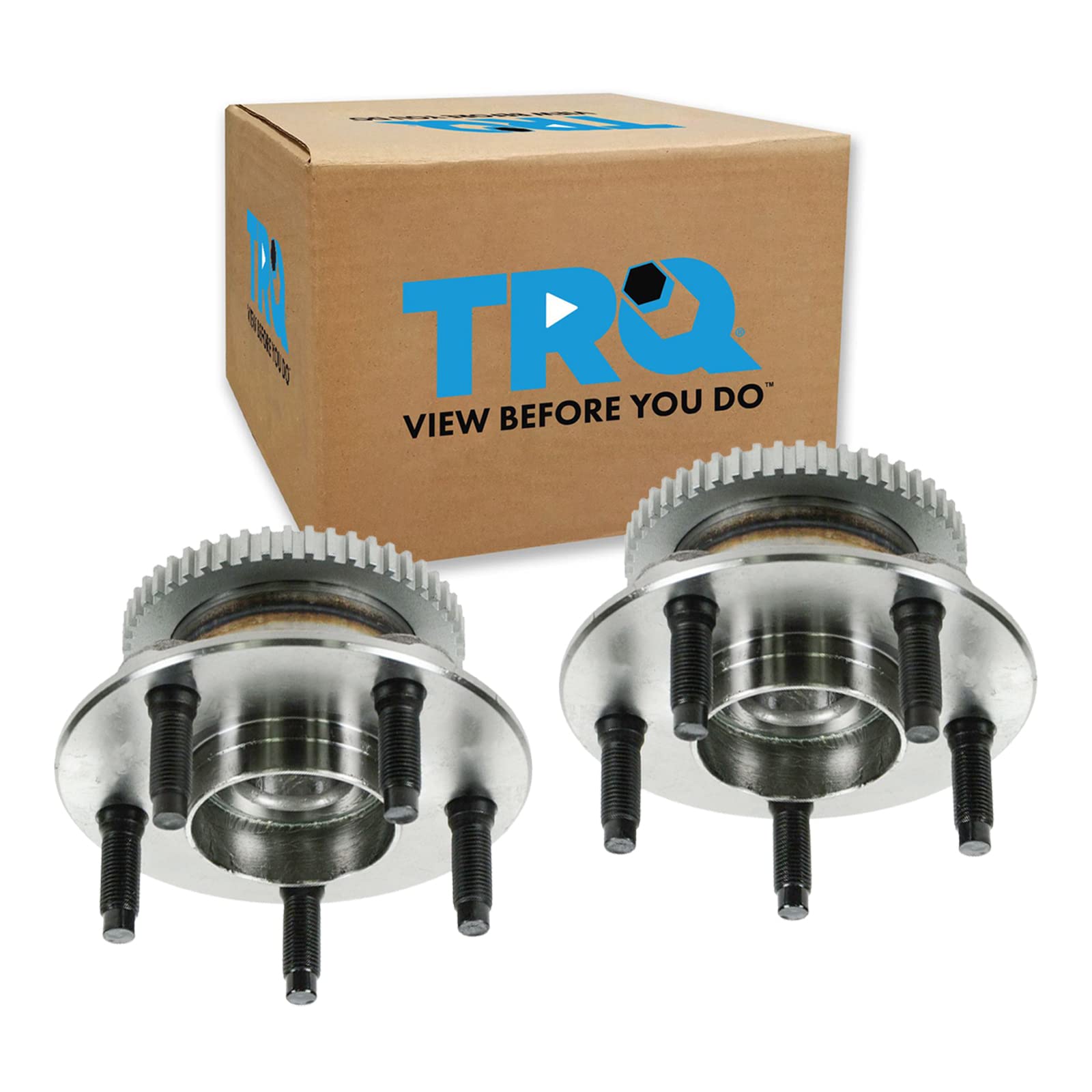 Trq Rear Wheel Hub Bearings Assembly Set Compatible With 1997-2003 Ford Windstar