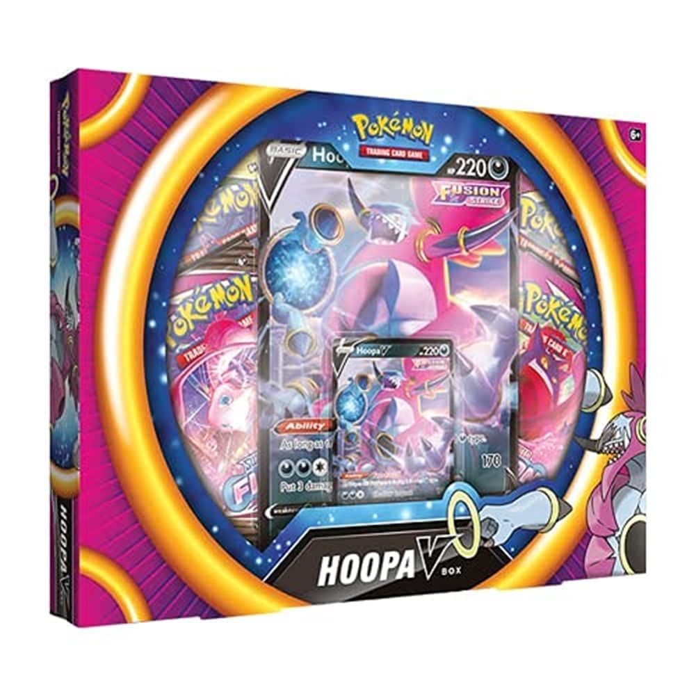 Pok  Mon | Hoopa V Box | Card Game | Ages 6+ | 2 Players | 10+ Minutes Playing Time