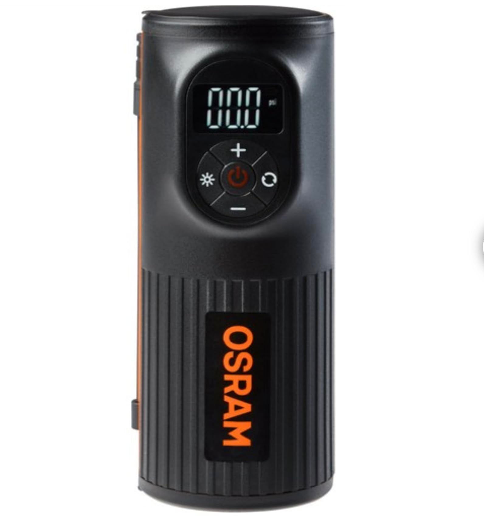 Osram Otir2000 Tyreinflate 2000 Compact Pump With Led Light, Portable Compressor, Power Connection, Tyre Inflation In 2 Minutes, Rechargeable Via Usb, Digital, Mit Auto-Stopp