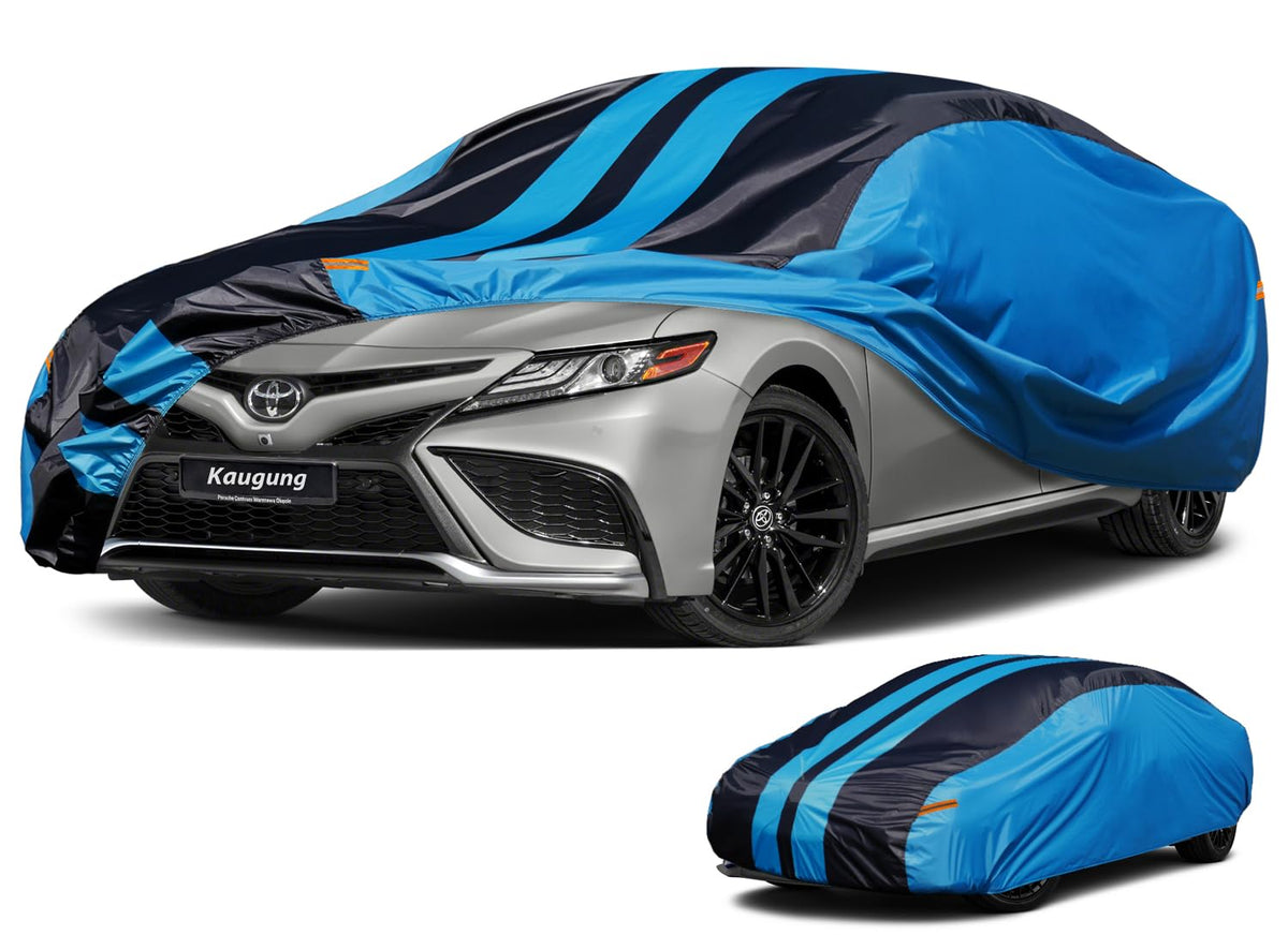 Kaugung Car Cover Waterproof Custom Fit Toyota Camry(1991-2025), Full Exterior Cover For Automobiles Lightweight Resistant Outdo