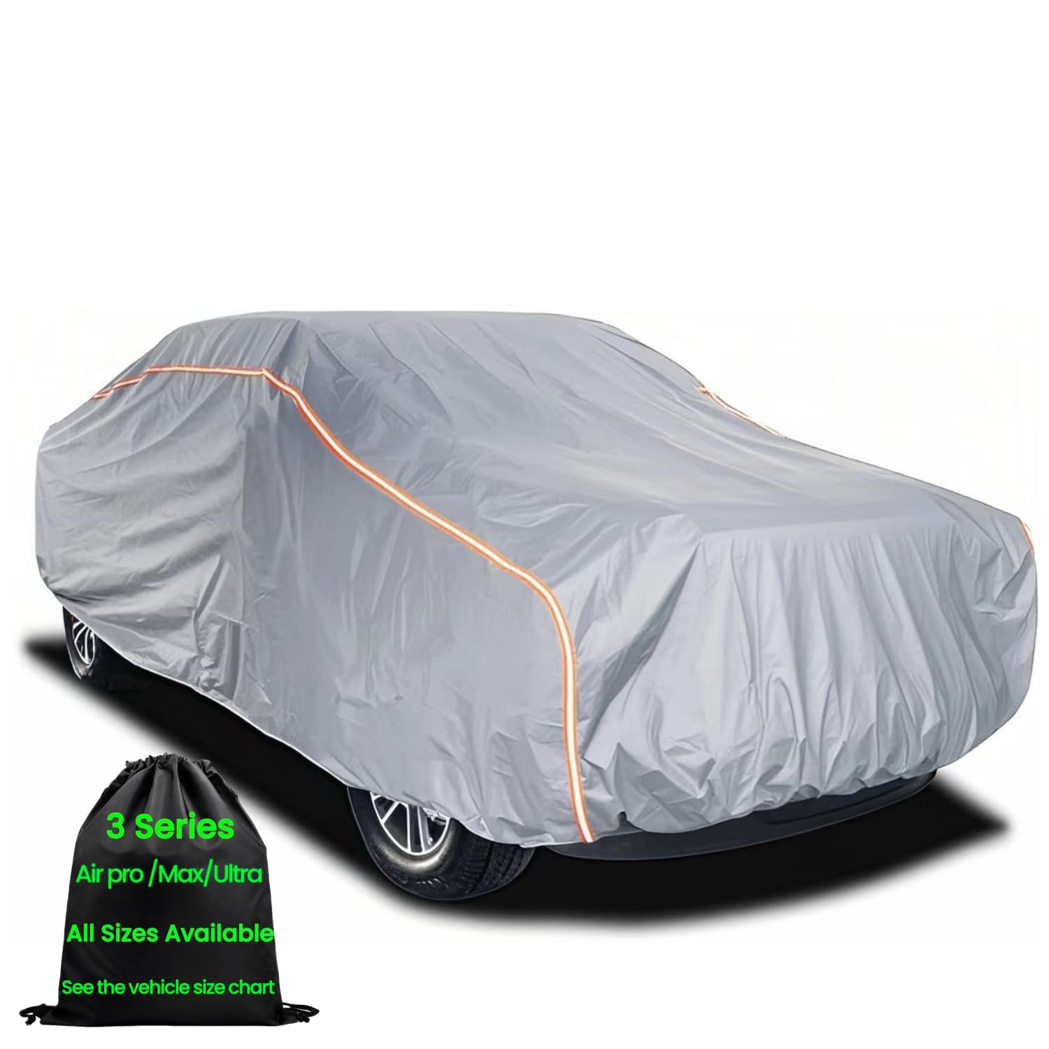 Anitant Crew Cab Truck Cover - Large Car Cover, Waterproof All Weather, Rain & Uv Protection, Fit Trucks Up To 252''