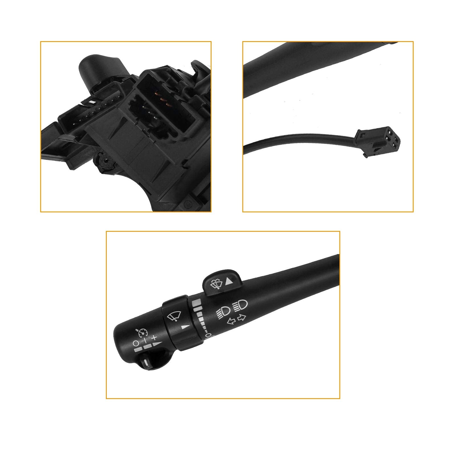 Turn Signal Switch Multifunction Combination Switch Wiper Washers Hazard Switch Replacement For 2003-2006 Chevy Silverado Tahoe Gmc Sierra Yukon Cadillac Escalade, Replaces# 12450067, D6299A, Sw3792