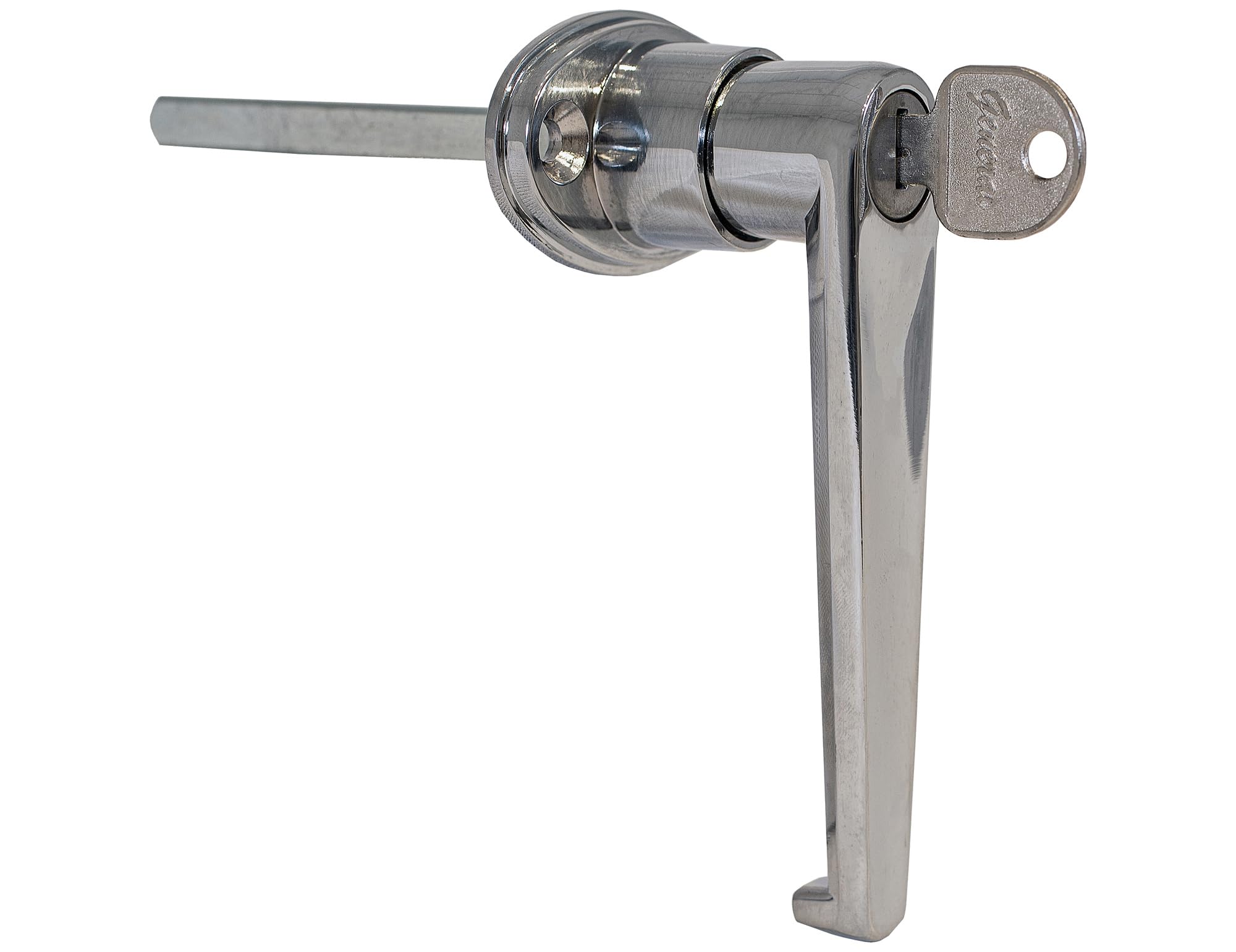 Buyers Products Company B2394L L-Type Locking Door Handle, Surface Mounted, 3-1/2 Inch Handle Length with CL001 Key, Lock for Tr