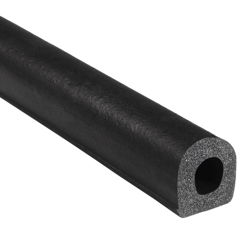 Trim-Lok D-Shaped Rubber Seal (Thick Wall) * * .75* * Height.75* * Width, 100* * Length * * Epdm Foam Seal With Ht (General Acry