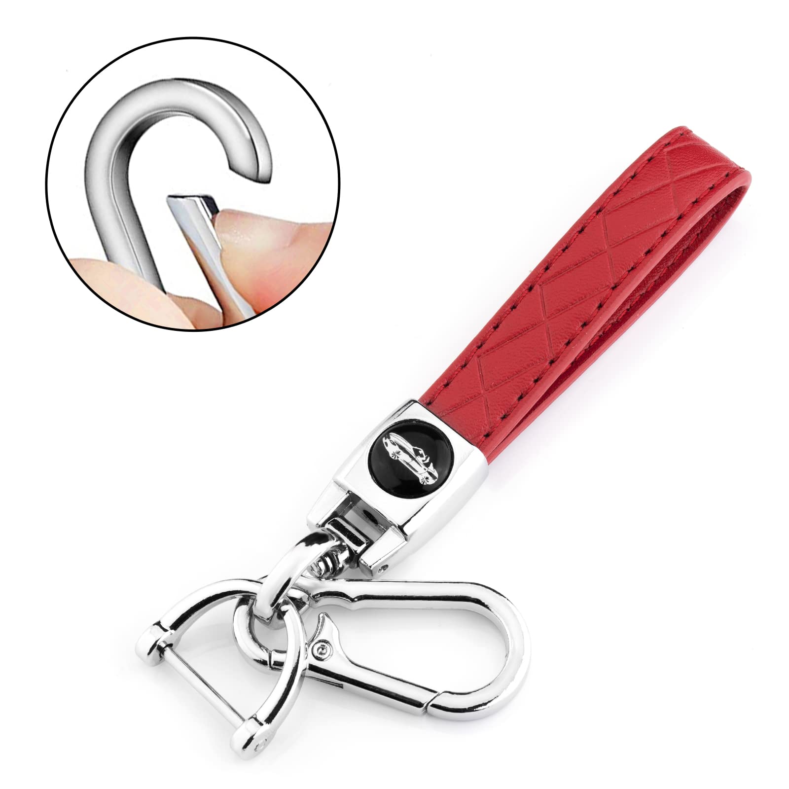 Xiyang Trade For For Ford Key Fob Cover With Keychain,Key Case Shell Protector Holder For Ford Explorer Fusion Escape Edge Expedition Maverick Mustang Bronco F150 F250 F350 F450 F550 Lincoln (Red)