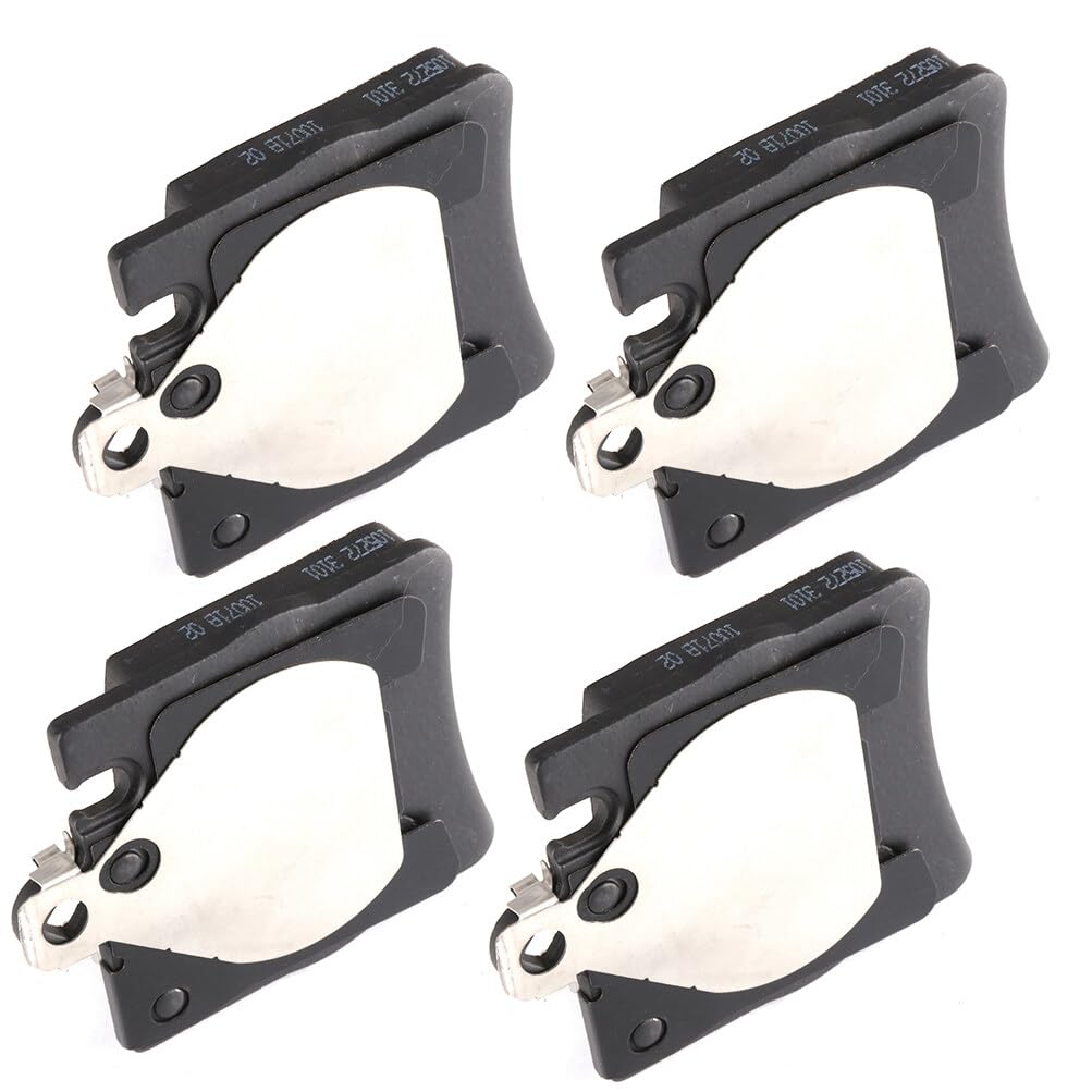 Automuto 4Pcs Rear Semi-Metallic Disc Brake Pads Set D873 For Mercedes-Benz C230 C240 C280 C320 C350 Clk320 Clk350 Clk430 E300 E