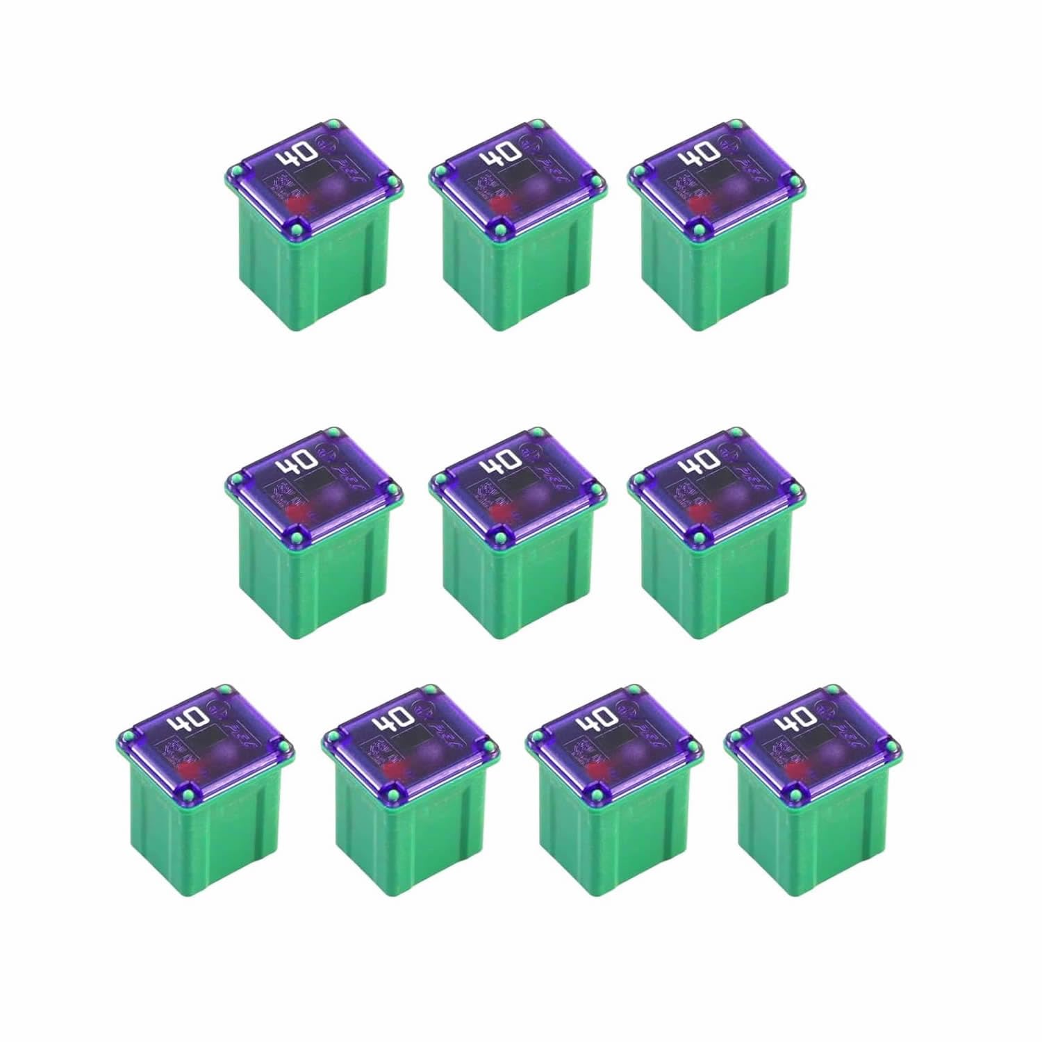 Jcase Fuse Kit Mini Jcase Fuse Assortment Low Profile 40A Fit For Ford Chevy/Gm Nissan And Toyota Pickup Trucks Cars And Suvs