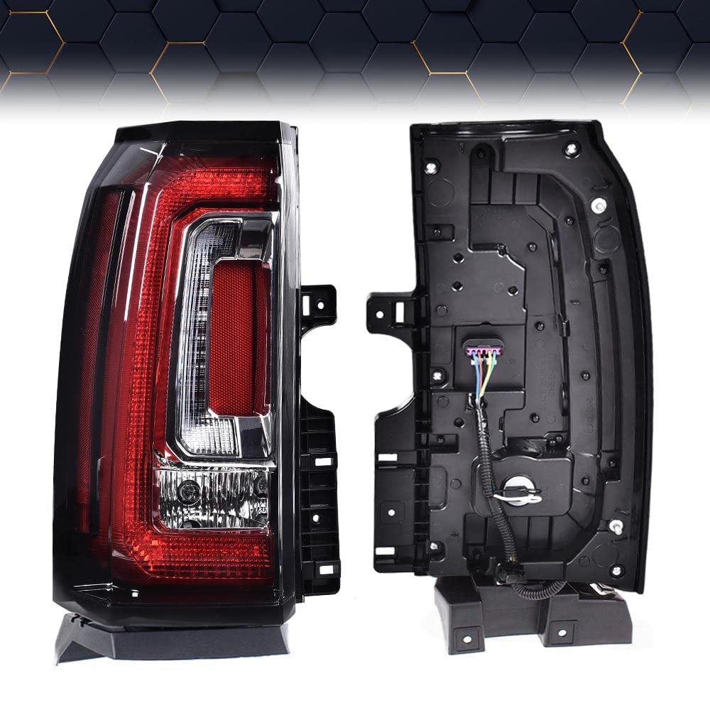 Pit66 Led Tail Lights Compatible With 2015-2020 Gmc Yukon/Yukon Xl (Submodel: Denali, Sle, Slt) Driver And Passenger Side Rear T