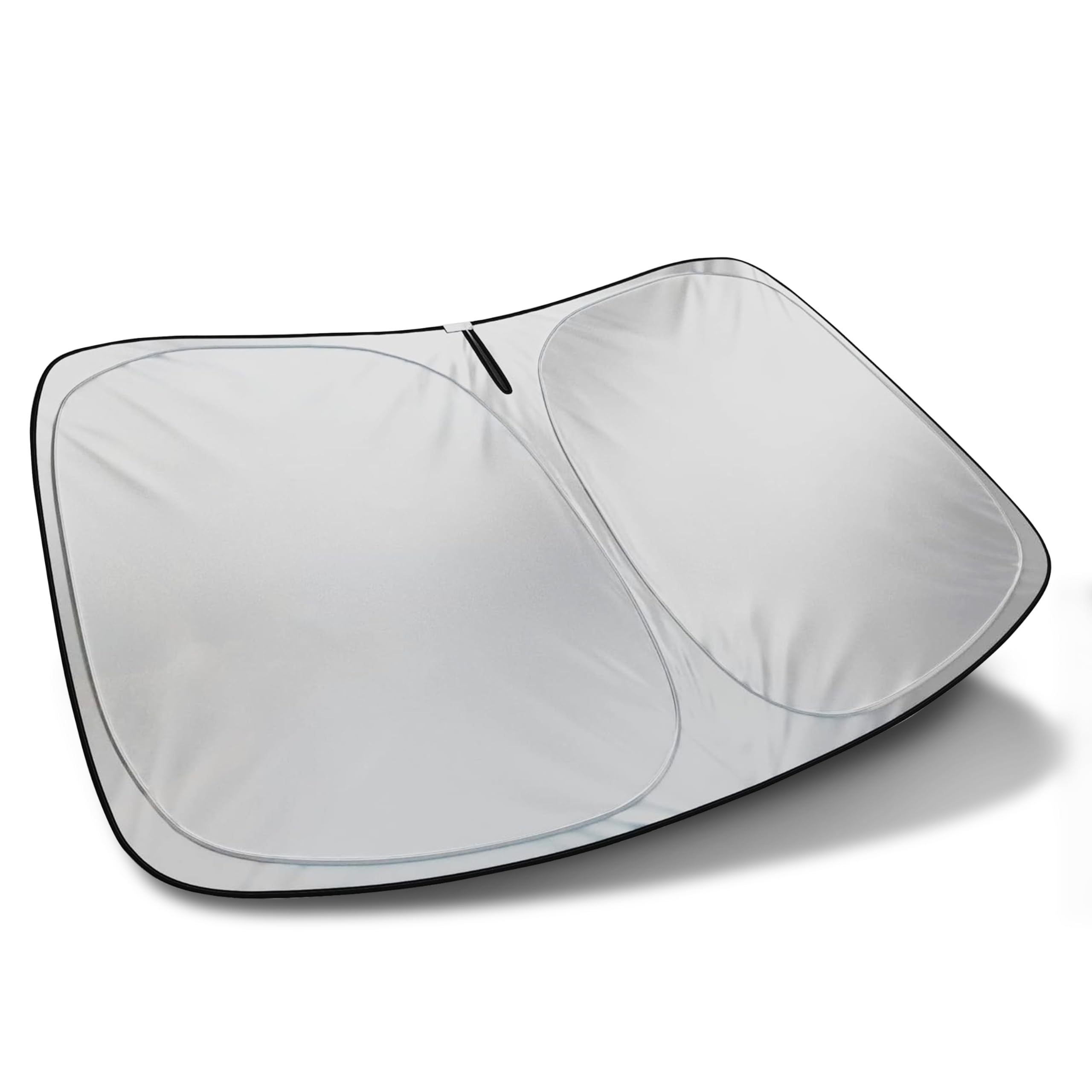 Autotech Park Foldable Sunshade Compatible With 2018-2024 Nissan Leaf Hatchback, Uv Reflective And Easy Storage, Custom-Fit Car Windshield Sun Shade