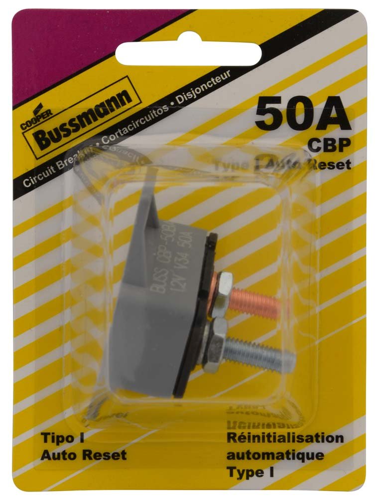 Bussmann (Bp/Cbp-50Ba-Rp) 30 Amp Type-I Plastic Circuit Breaker With Crosswise Bracket