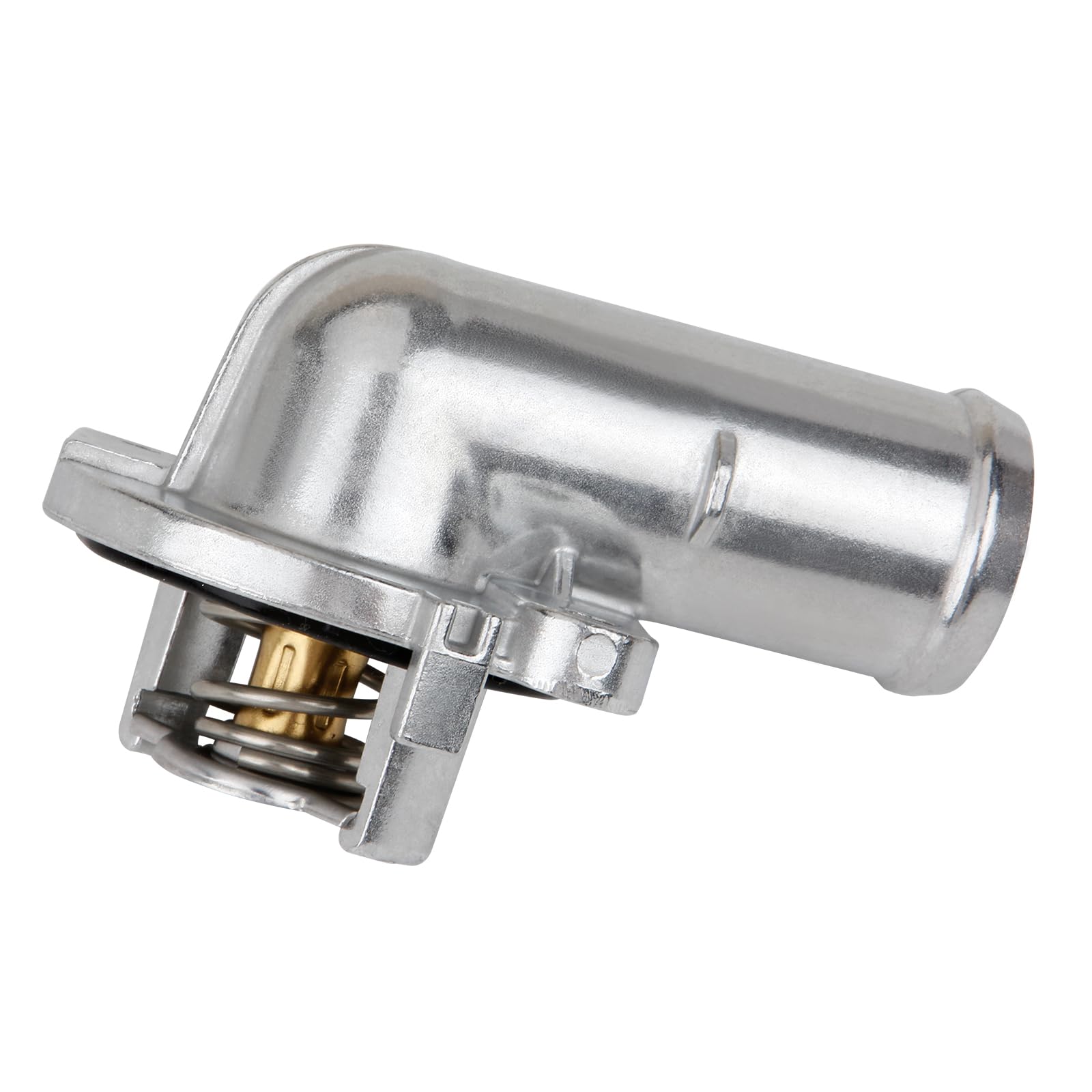 Mitzone Upgrade Aluminium Thermostat Housing Assembly Compatible With 2011-2021 Jeep Dodge Ram Chrysler 3.6L 3.2L V6 Vehicles -