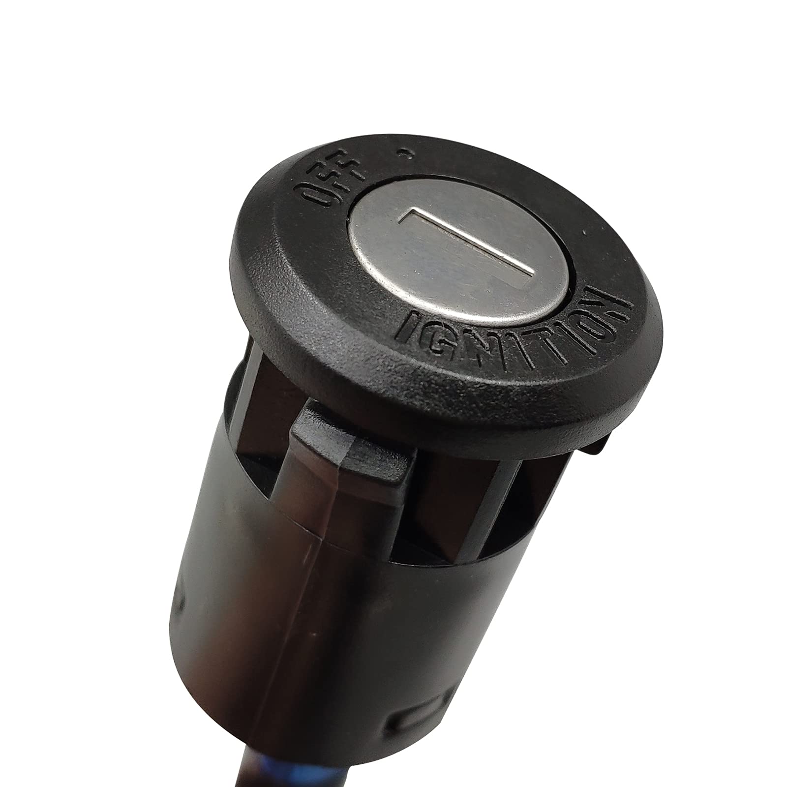 AUTQVA Ignition Switch - Key Ignition for 50cc-125cc ATVs & Scooters, 4 Wire Replacement, Pack of 2, Black