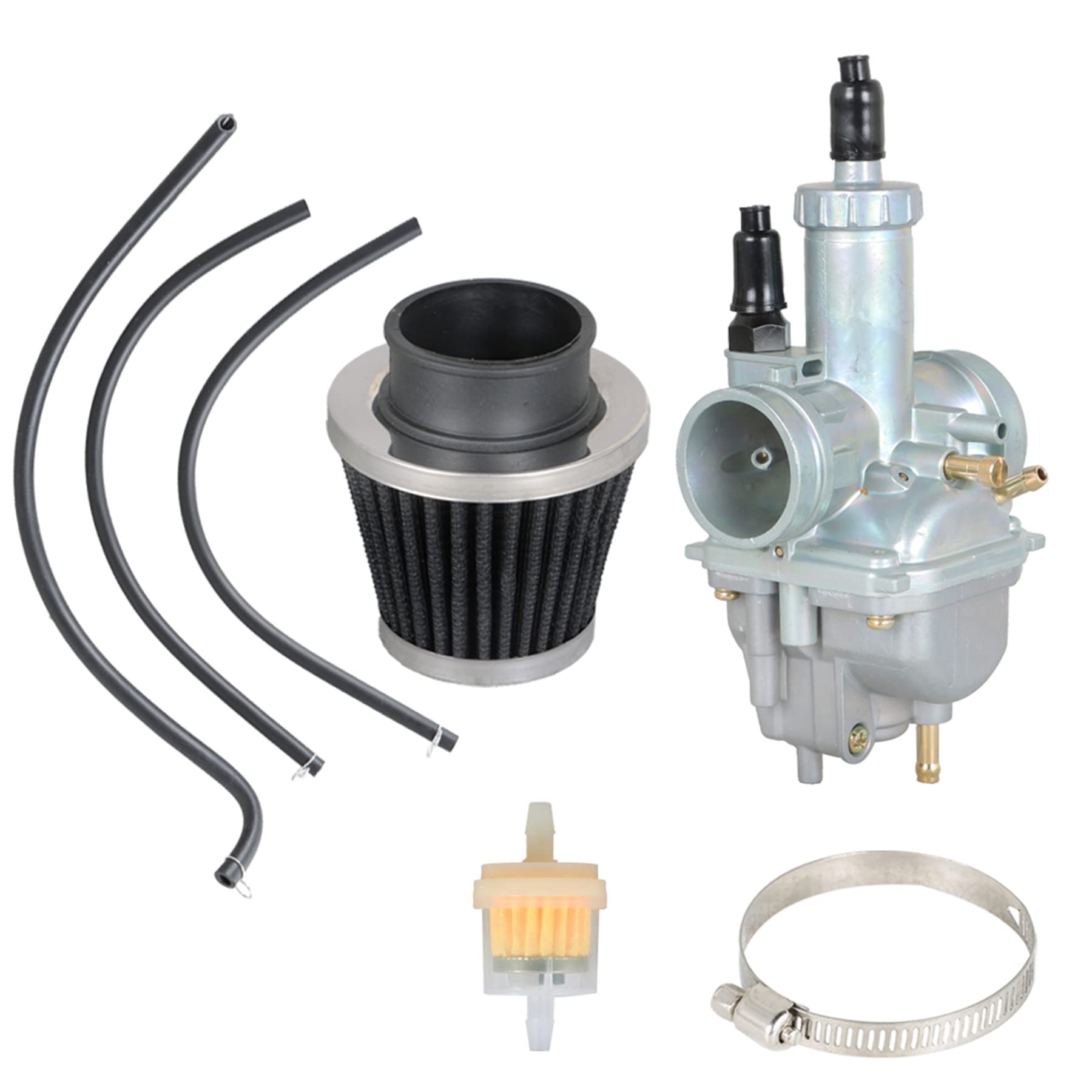 Carburetor & Air Filter Replacement for Kawasaki Bayou 250 KLF250A Bayou 220 KLF220A Carb