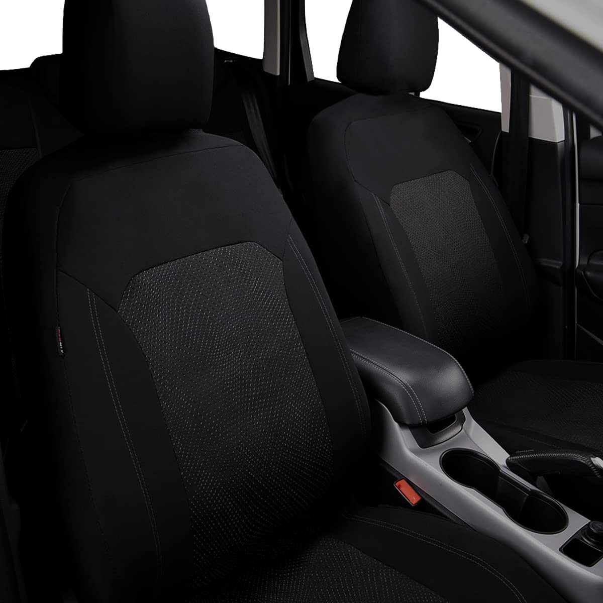 Flying Banner Car Seat Covers Full Set Universal fit Most Car,Truck,SUV and Van Comfortable Airbag Compatible Jacquard & Polyest