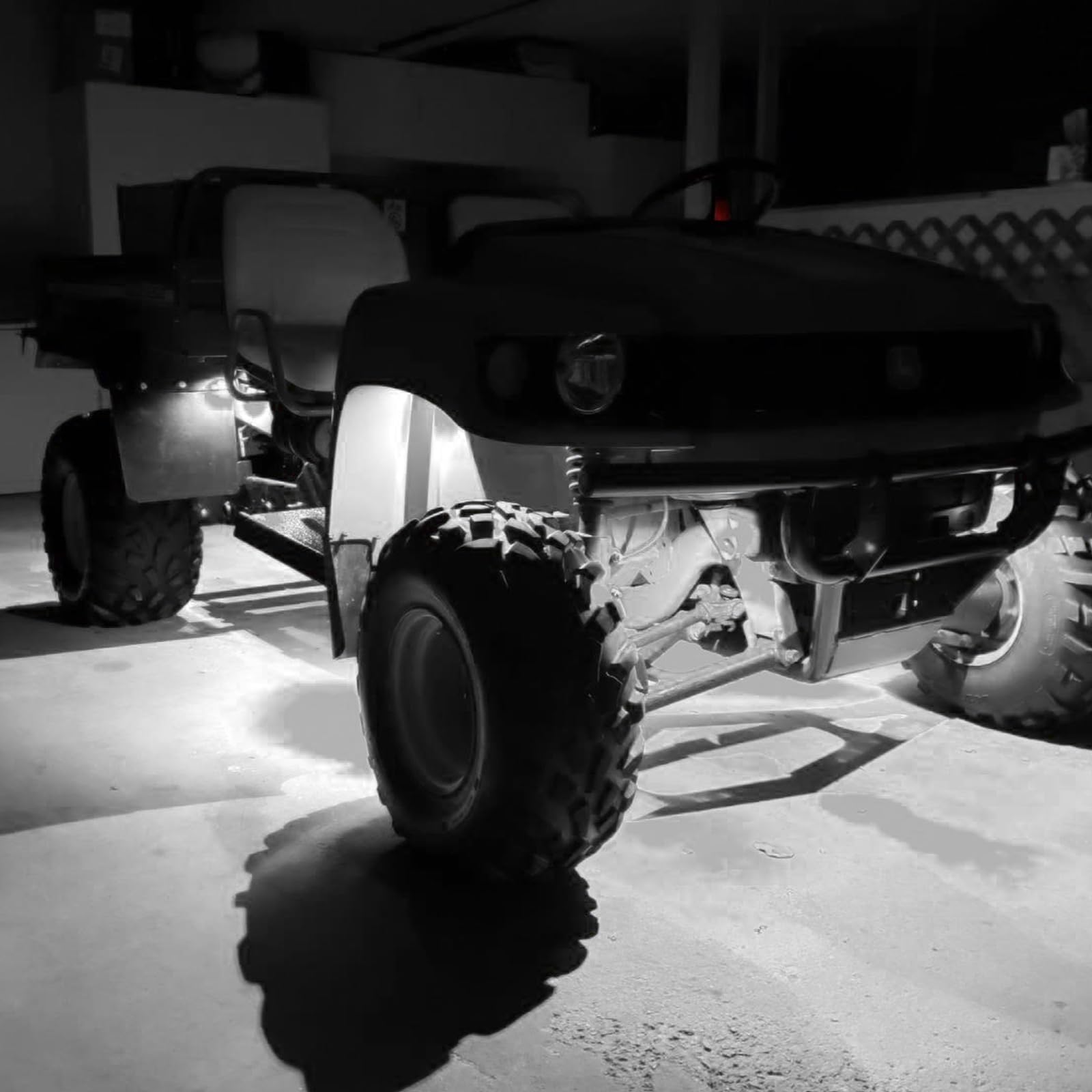 Sunpie 16 Pods Wide Angle Pure White Rock Lights 6000K For Off Road Truck Car Atv Utv Suv Motorcycle Under Body Glow Light Lamp,