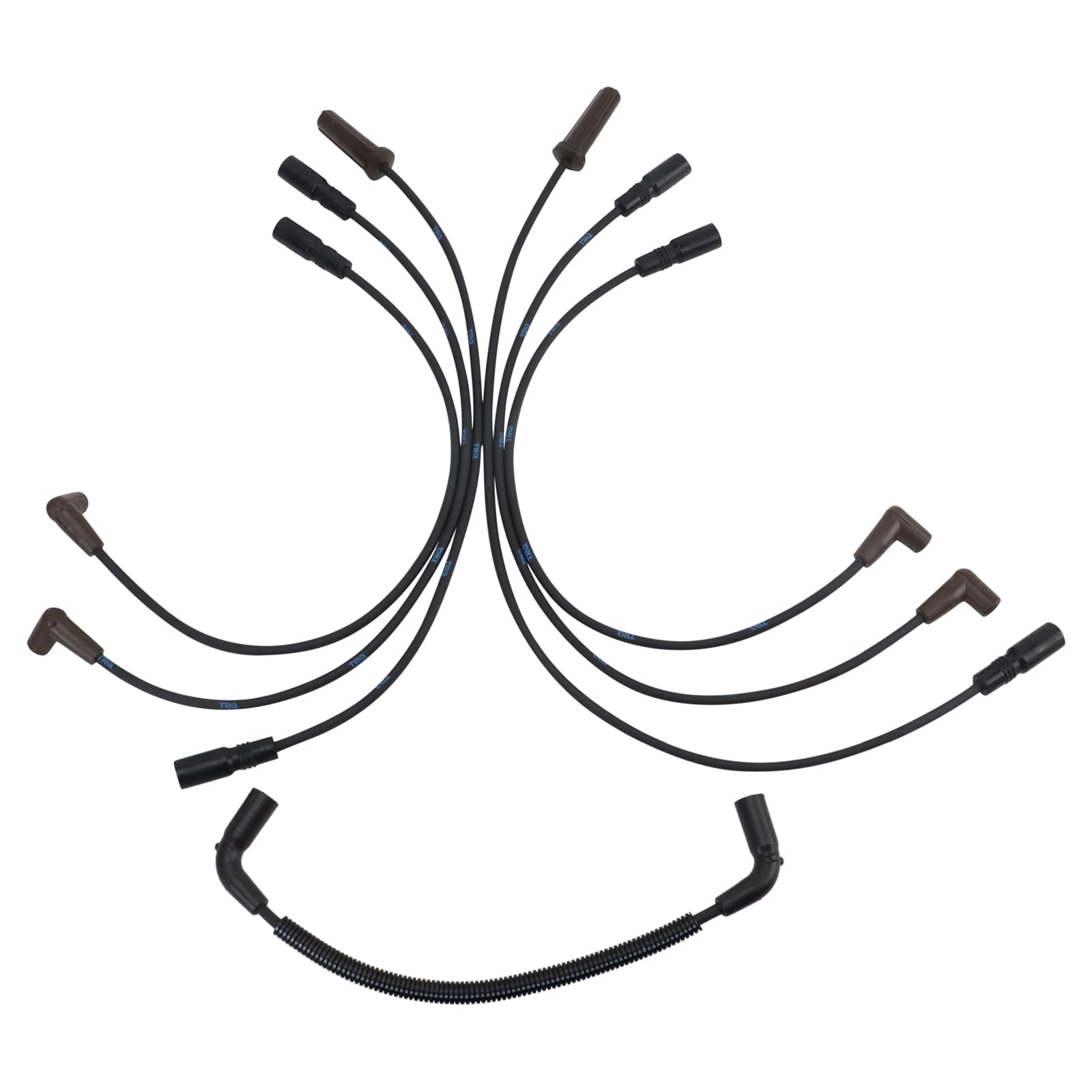 Trq Spark Plug Wire Set Compatible With 1991-2000 Chevrolet Gmc Isuzu Oldsmobile