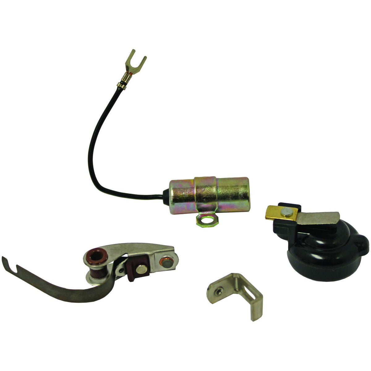New Ignition Tune Up Kit Compatible With International Tractors Super A B C Cub H Hv I4 I6 M Md Mta O4 O6 Os4 Os6 (Heavy Duty Point Set, Condenser And Rotor Included) 353172R91, 353896R91, 353903R92