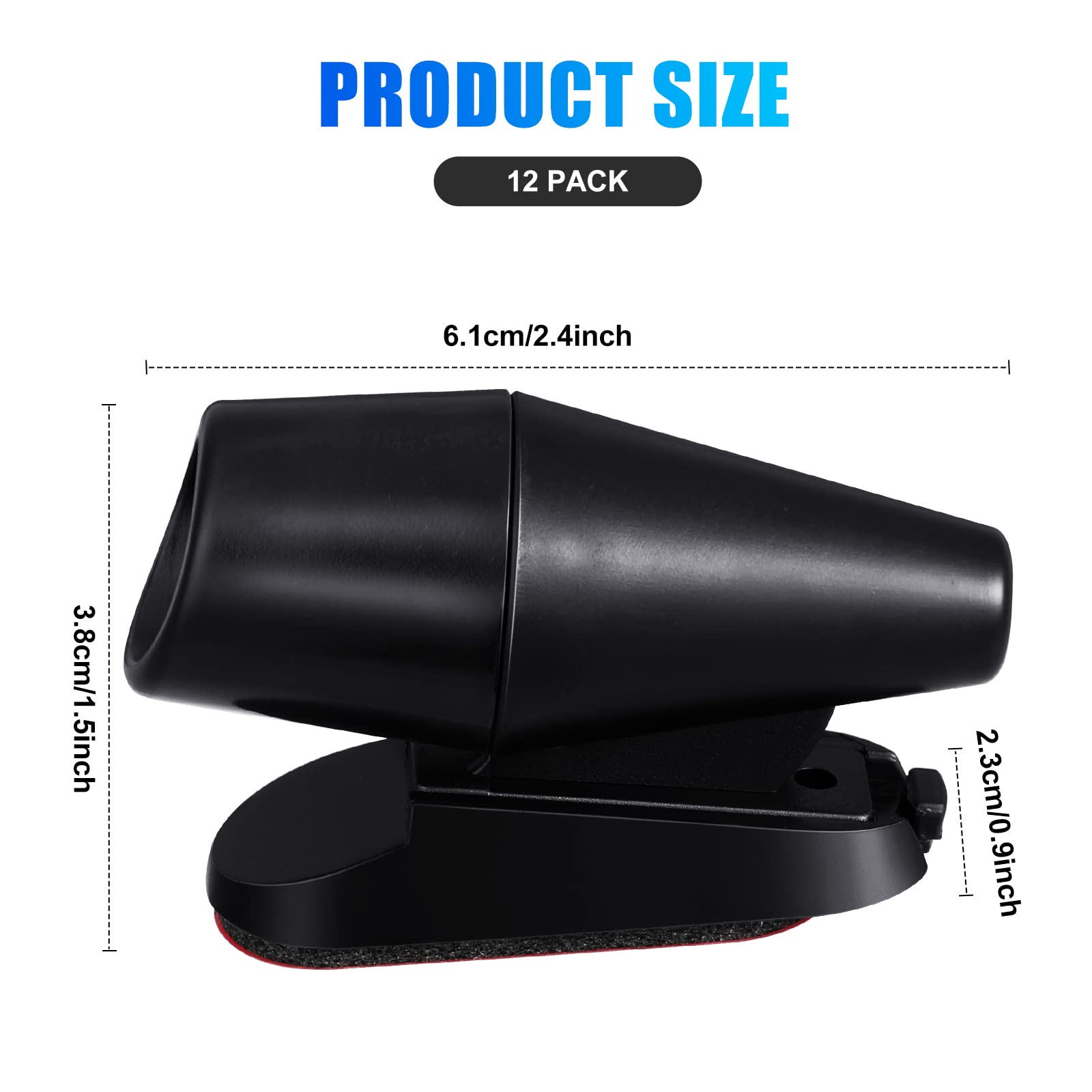 Frienda 12 Pieces Deer Whistles For Vehicles Avoids Collisions, Deer Whistles For Car, Horns For Vehicles Warning Devices With W