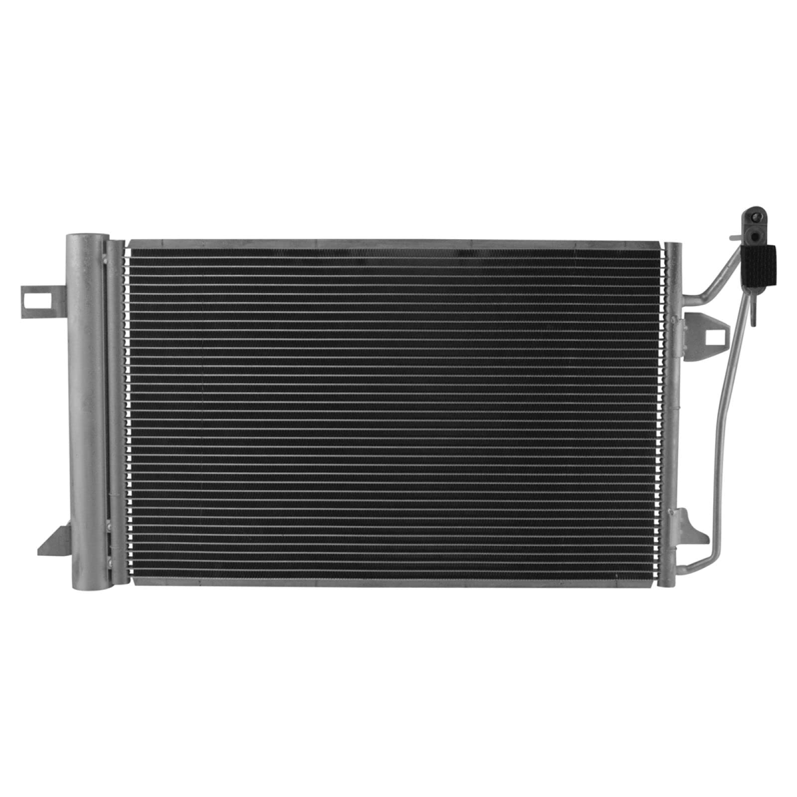 TRQ Air Conditioning A/C Condenser Receiver Drier Compatible with 2010-2012 Ford Fusion 2011-2012 Lincoln MKZ 2010-2011 Mercury