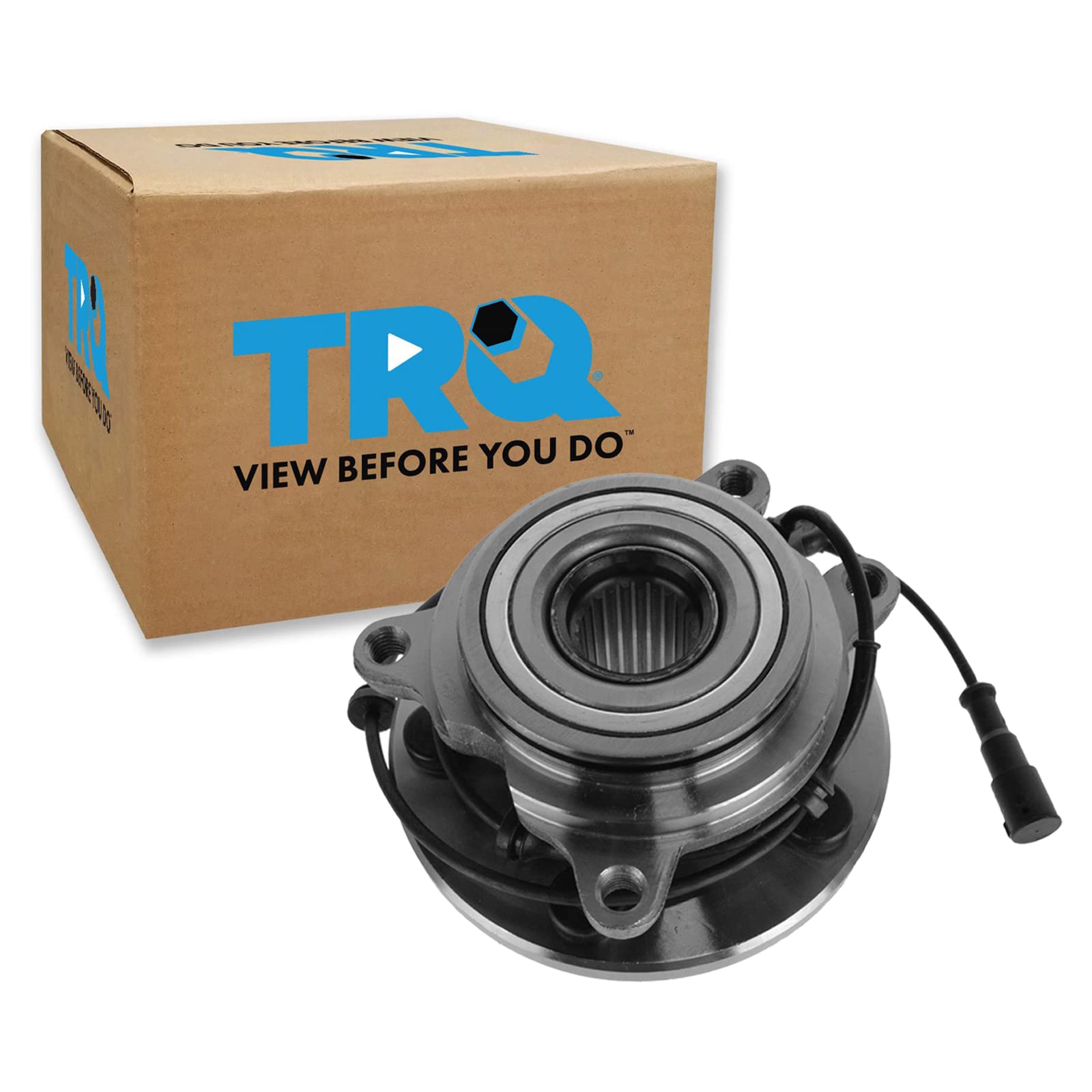 Trq Front Wheel Bearing & Hub Assembly With Abs Sensor Compatible With 1999-2004 Land Rover Discovery