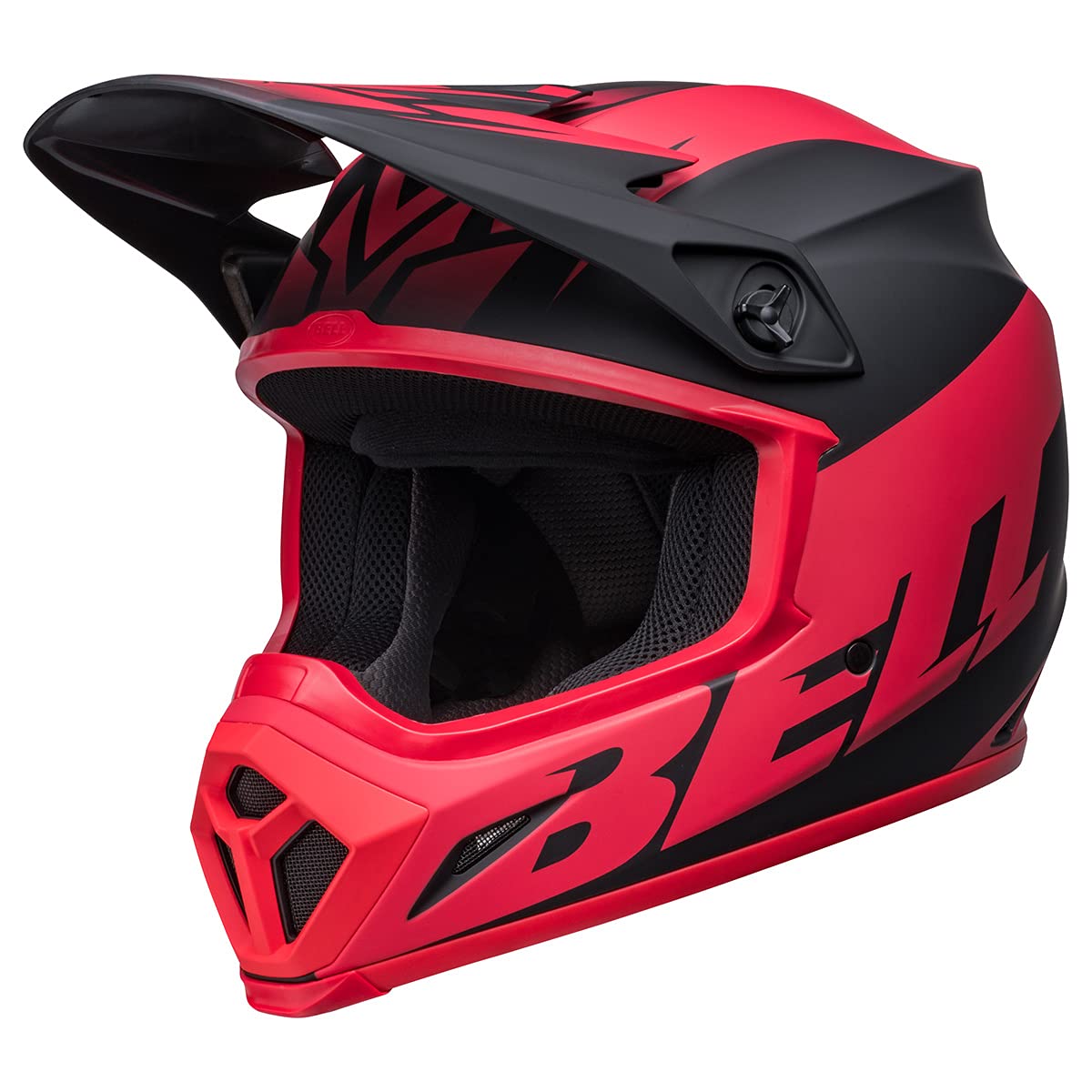 Bell Mx-9 Mips Dirt Helmet (Disrupt Matte Black/Red - Large)