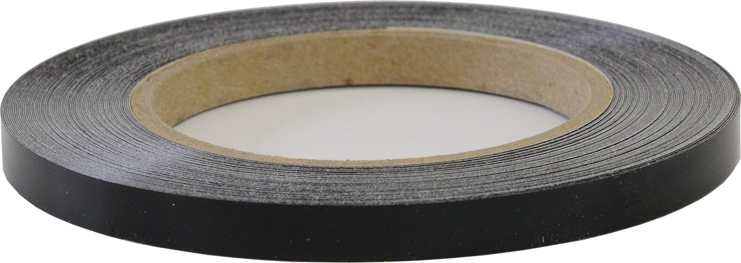 Lineardesigns One Quarter Inch Solid Stripe For Auto Truck Boat - 3Mil Vinyl - 1/4' X 50' - Black