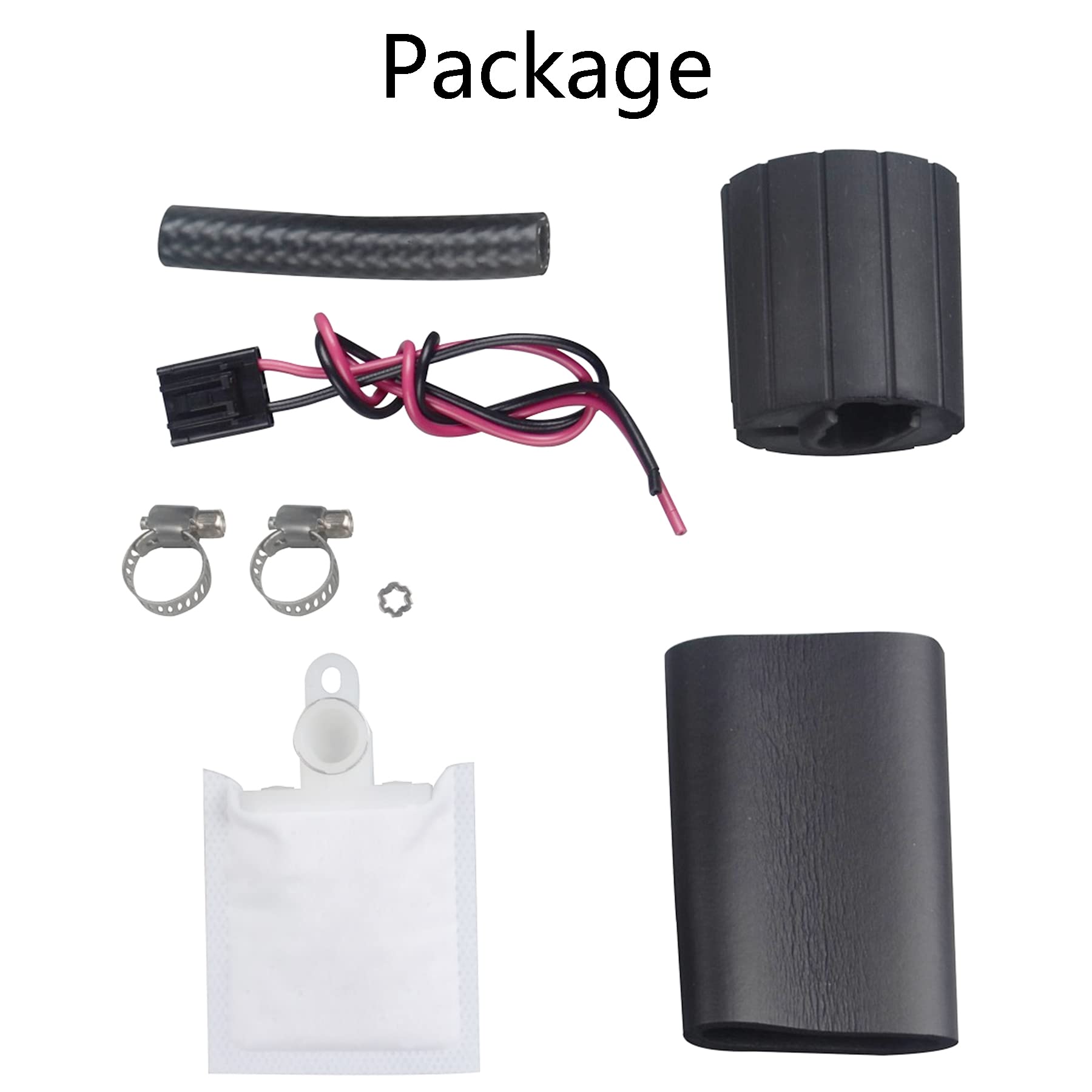 255Lph Electric Fuel Pump High Performance Replace Walbro Gss341 With Installation Kits