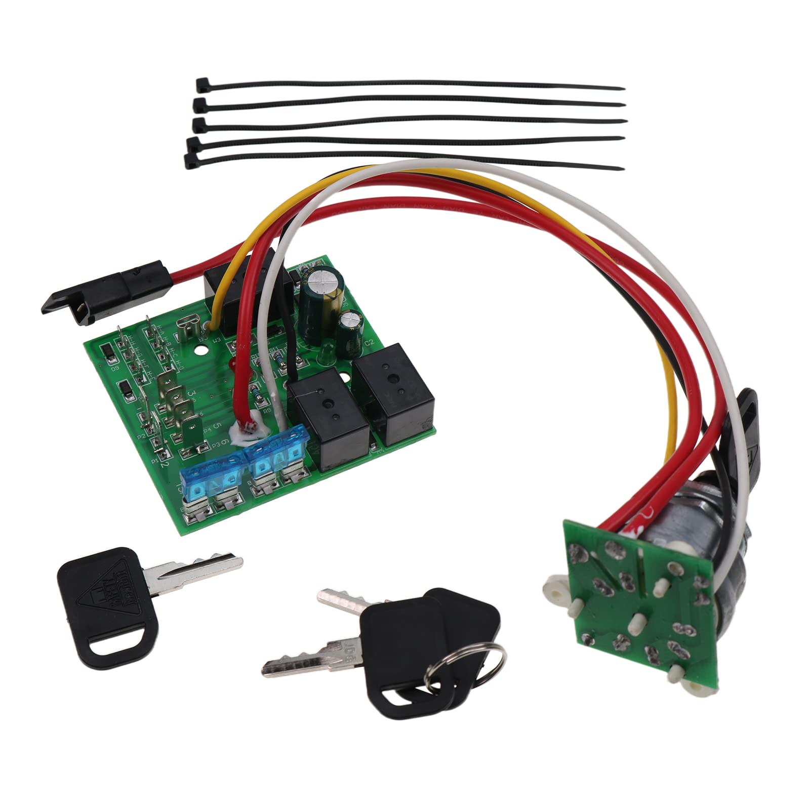 Dvparts Ignition Module Key Switch Am132500 Compatible With John Deere Lx255 Lx266 Lx277 Lx279 Lx280 Lx288 Lx289 Gt225 Gt235 Gt2