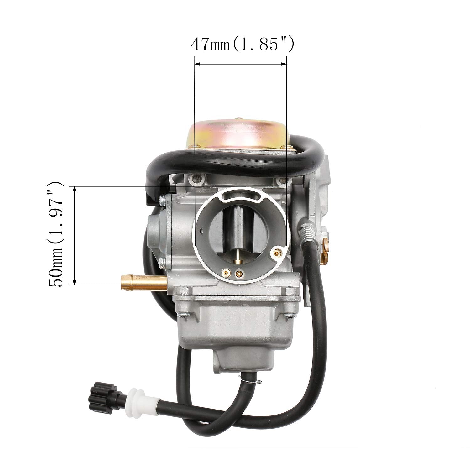 Eiger 400 Carburetor Compatible With Suzuki Lt-F400 2X4 / 4X4 (2002-2007),Suzuki Lt-A400 2X4 & Lt-A400F 4X4(2002-2003)| Oem Replacement Part #13200-38Fcv