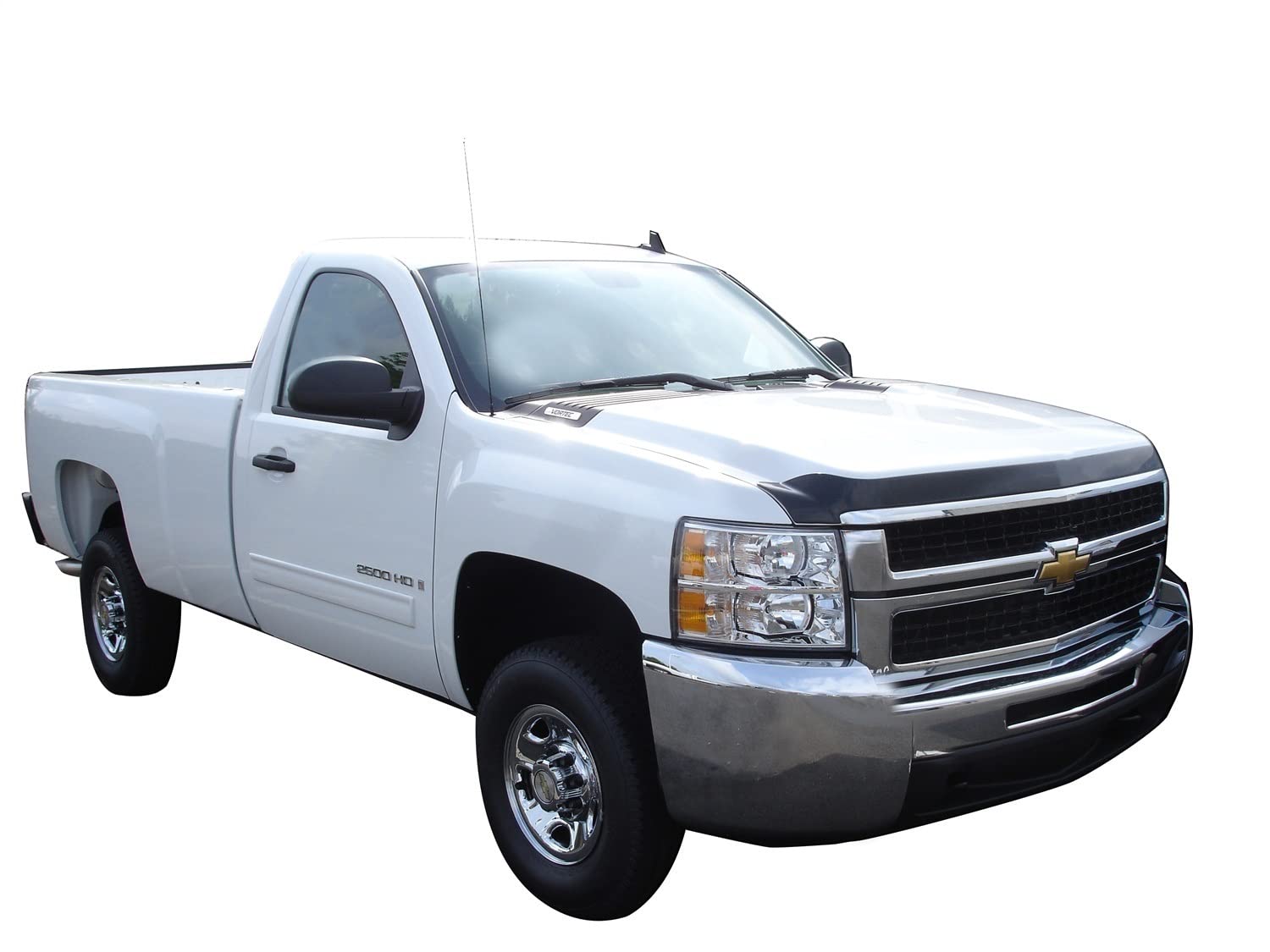 Auto Ventshade [Avs] Aeroskin / Hood Protector | Fits 2007 - 2010 Chevrolet Silverado 2500Hd, 3500Hd, 1 Pc. | Smoke - 322005