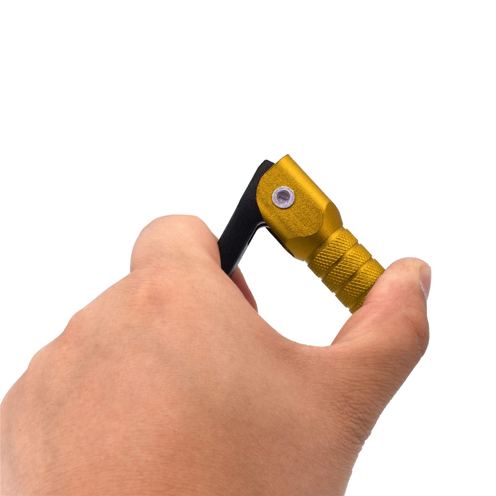 Gear Shift Lever, Alloy Aluminium Gear Shifter Lever Fits For Motorcycle Bse Crf 110 Ttr 125 Motorcycle 50Cc 110Cc 250Cc Dirt Pit Bike(Black&Golden)