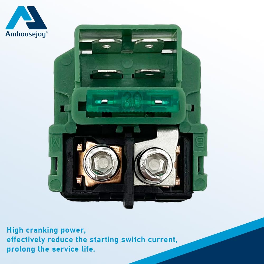Amhousejoy Starter Solenoid Relay Fit For Honda Vtx1300 Vtx 1300 2003 2004 2005 2006 2007 2008 2009